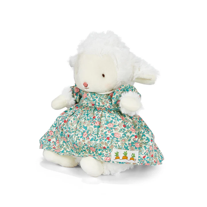 RETIRED - Kiddo's Closet Floral Dress - Teal & Pink - Image 3