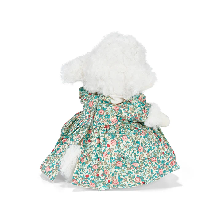 RETIRED - Kiddo's Closet Floral Dress - Teal & Pink - Image 4