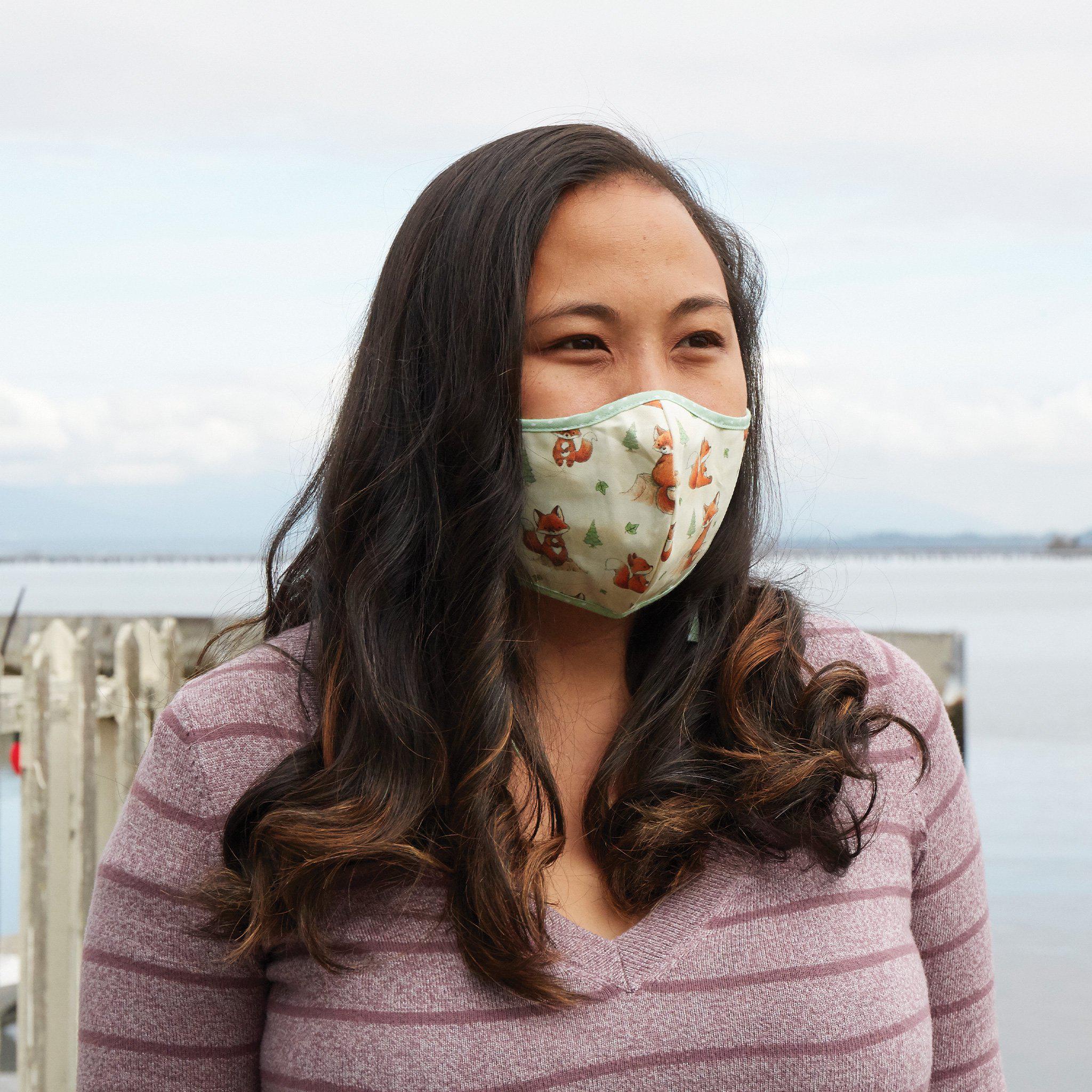 RETIRED - Foxy Cloth Face Mask for Adults and Kids - Image 3