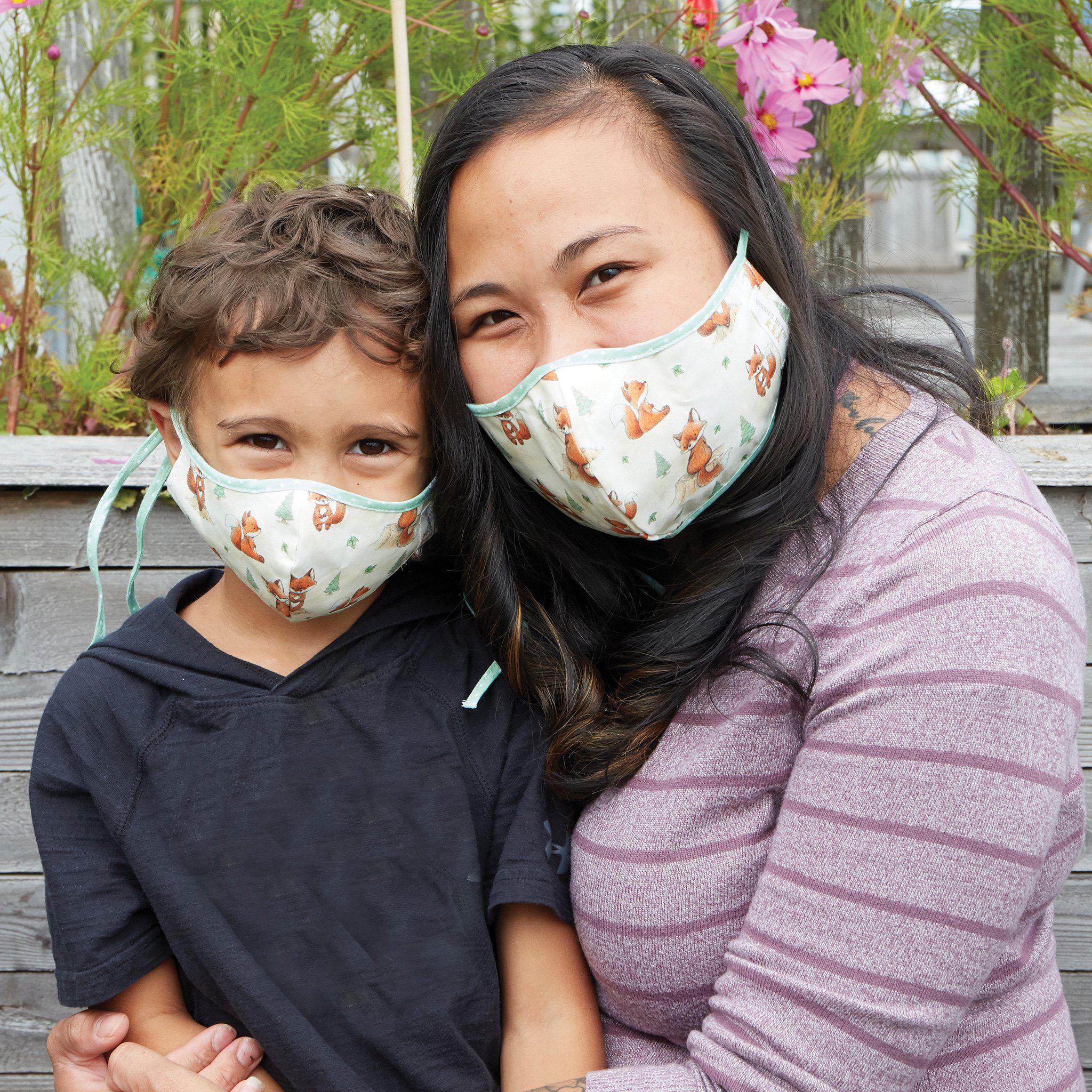 RETIRED - Foxy Cloth Face Mask for Adults and Kids - Image 4