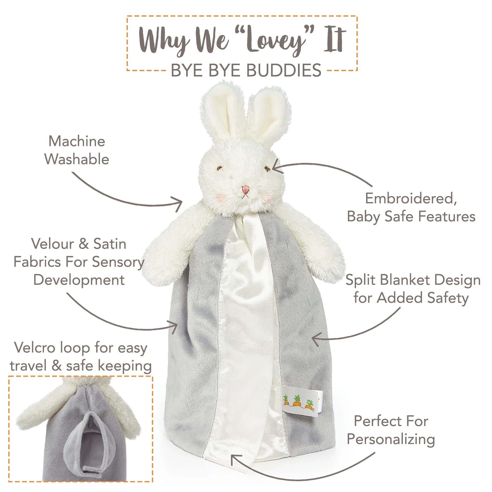 Go Go Baby! Bloom Gift Set - Gray - Image 3