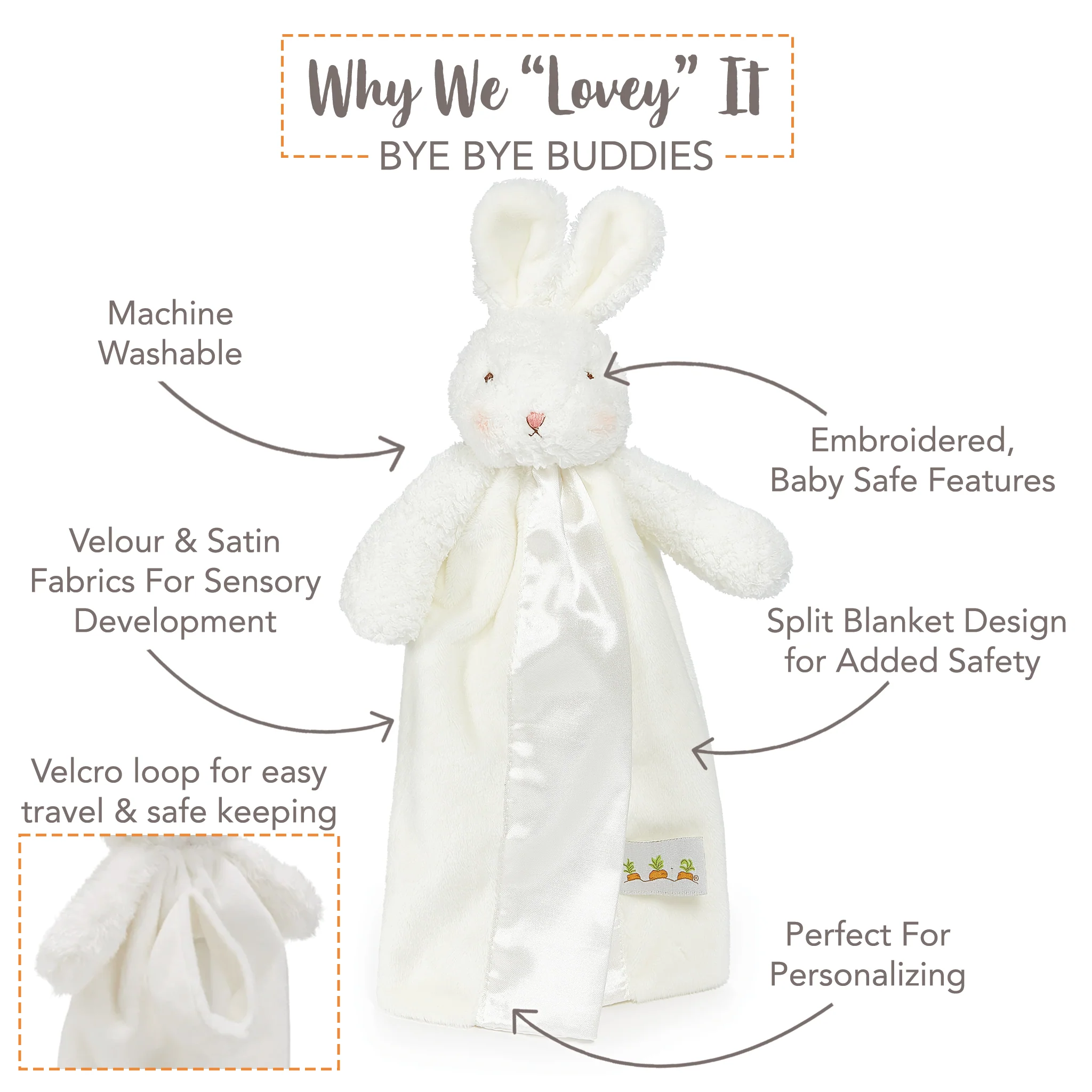 Go Go Baby! Bun Bun Gift Set - Cream - Image 3