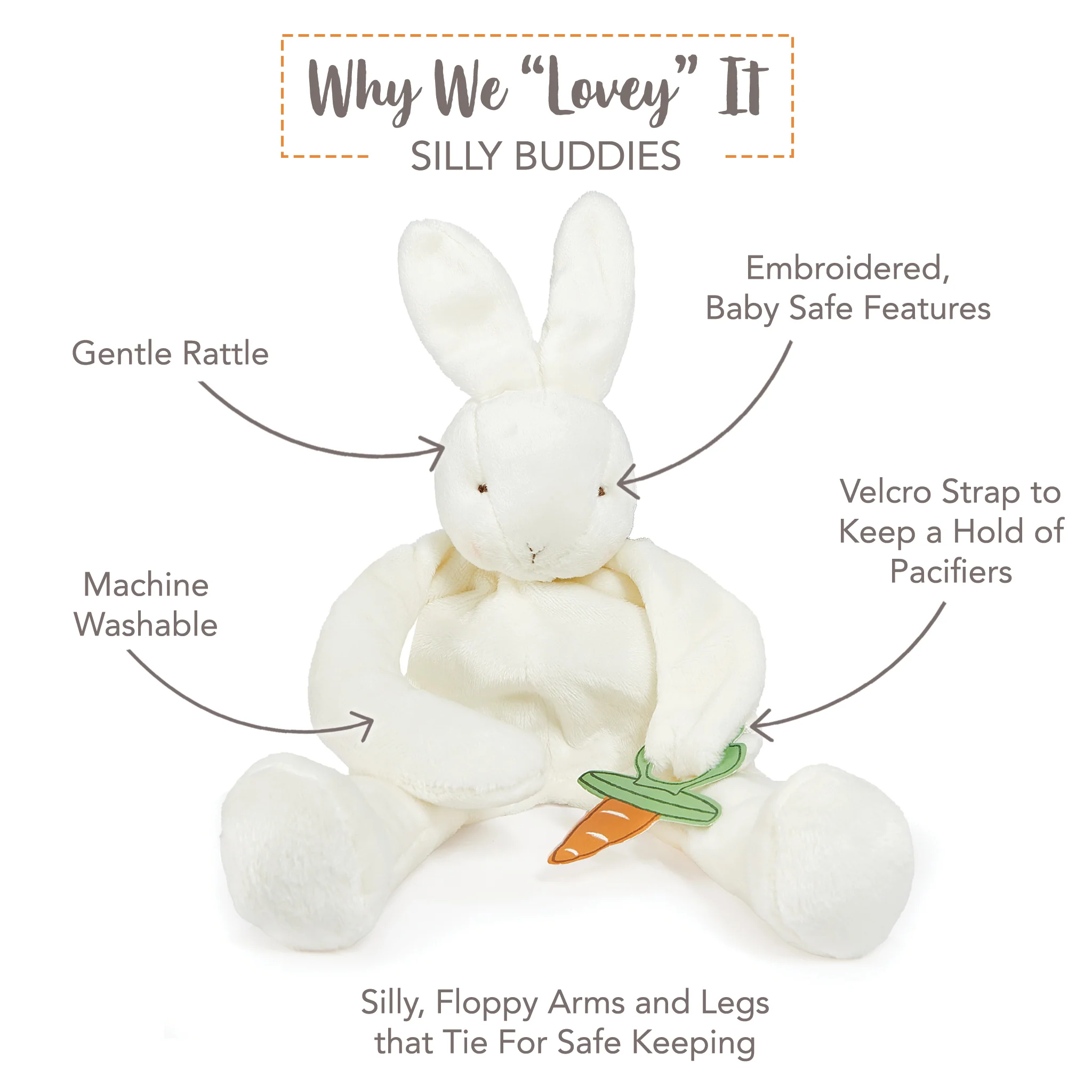 Go Go Baby! Bun Bun Gift Set - Cream - Image 4