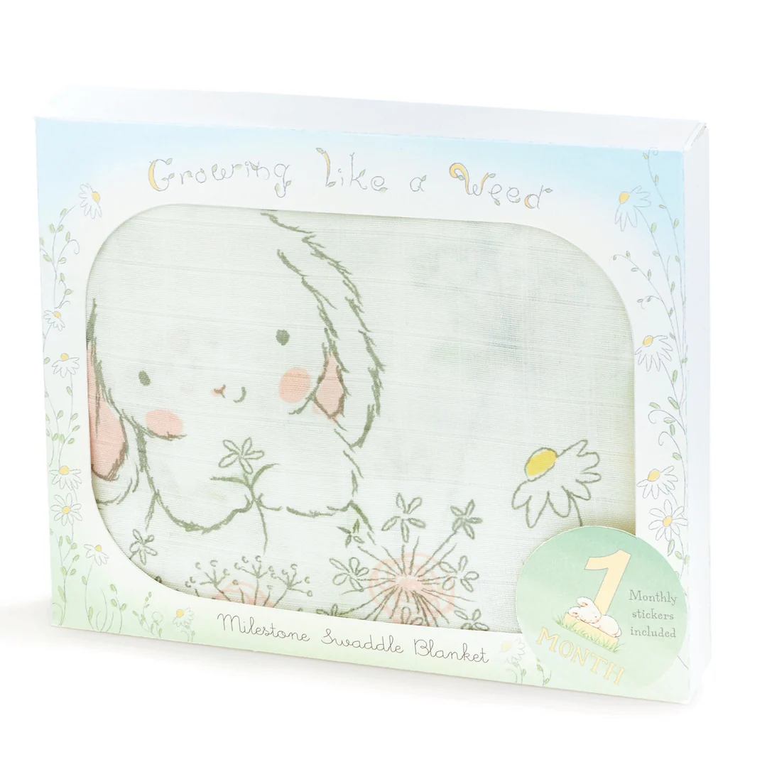 RETIRED - Growing Like A Weed Baby Monthly Milestone Blanket - Image 2