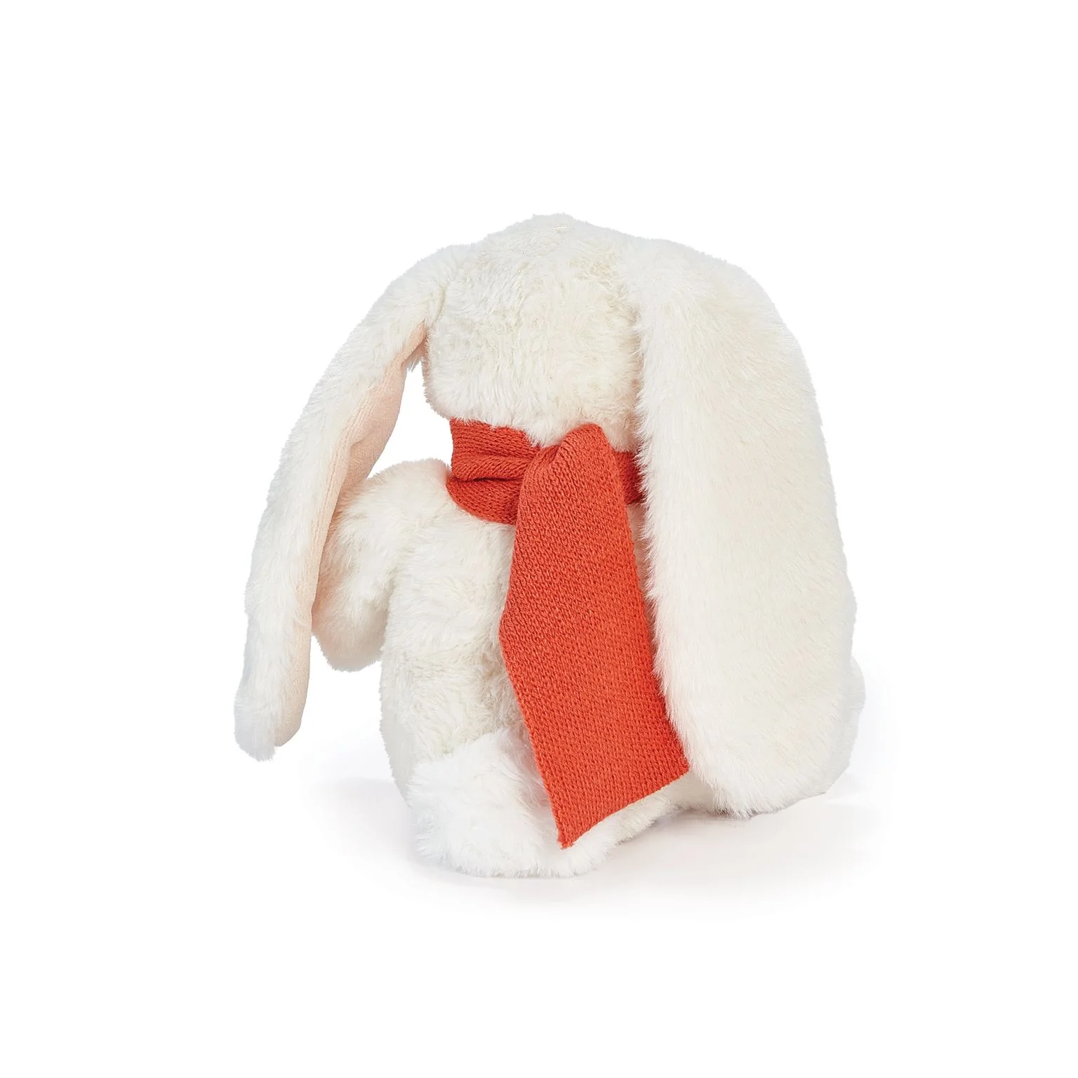 RETIRED - Holiday Wee Nibble Cream Bunny - Red Scarf - Image 4