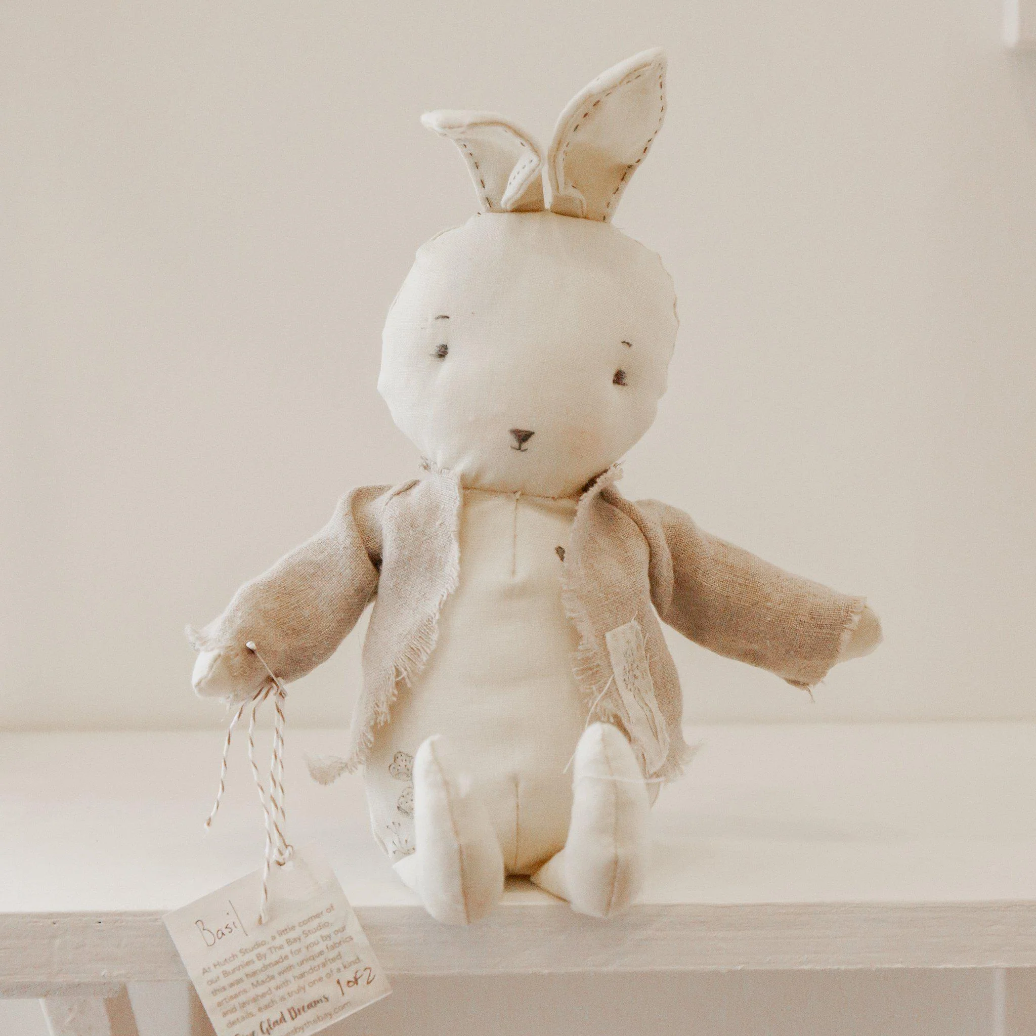 RETIRED - Hutch Studio - Basil 1 - One of a Kind Bunny