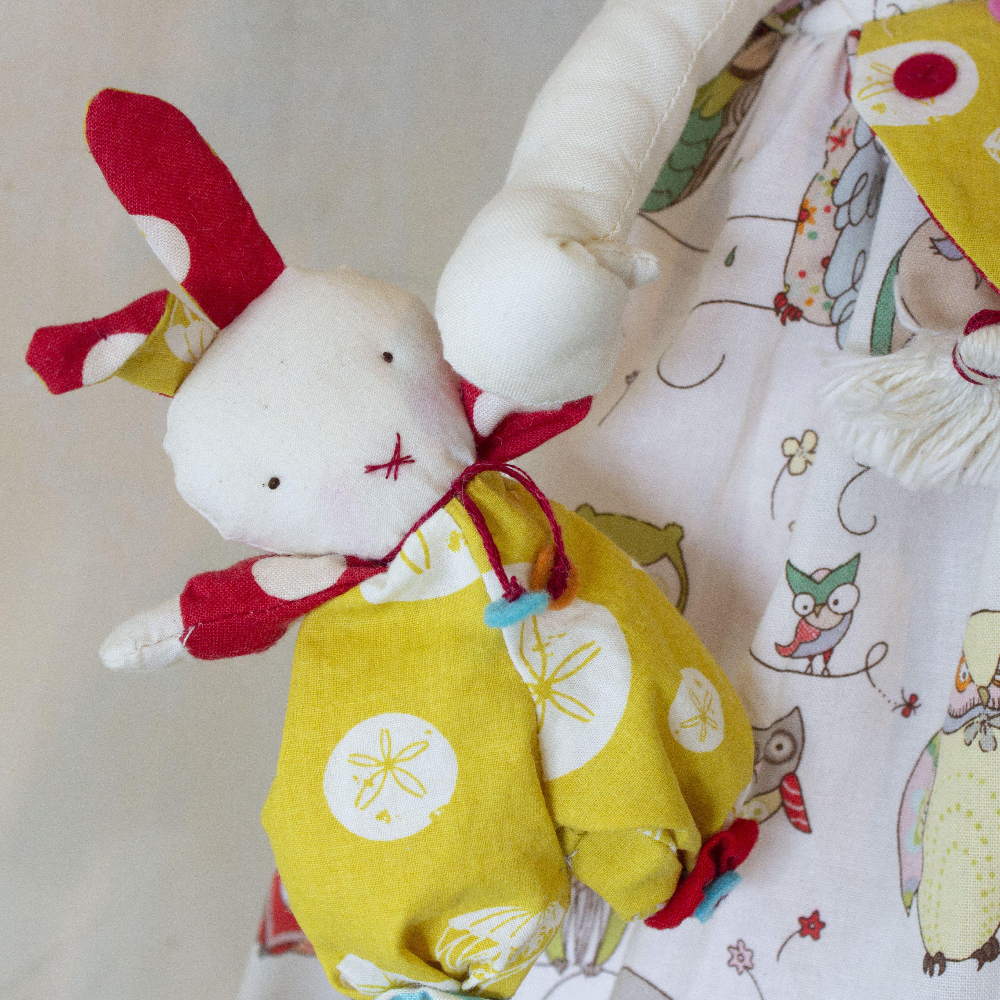 RETIRED - Hutch Studio -Bessie and Bundoll - Make and Mend One of a Kind Doll - Image 4