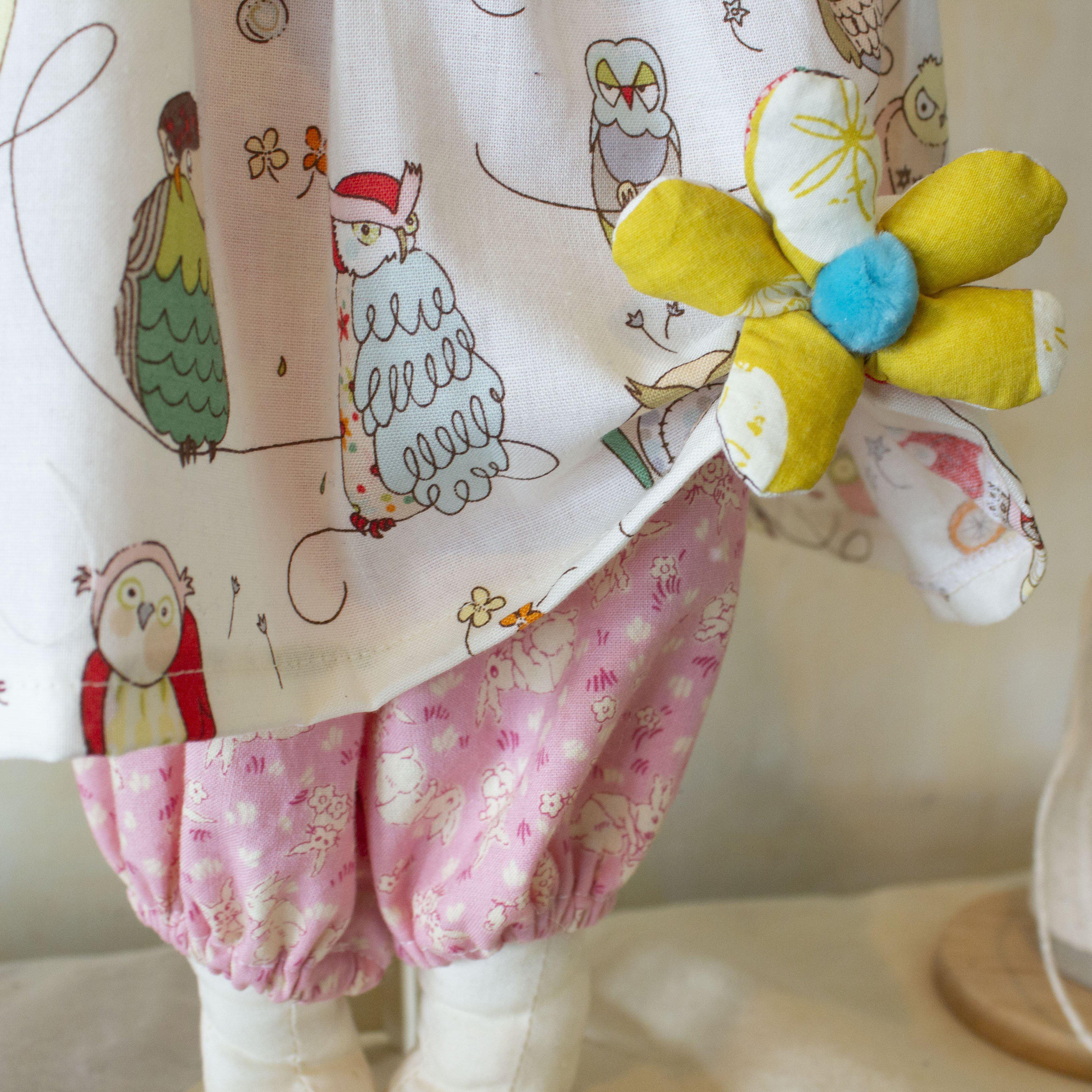 RETIRED - Hutch Studio -Bessie and Bundoll - Make and Mend One of a Kind Doll - Image 5