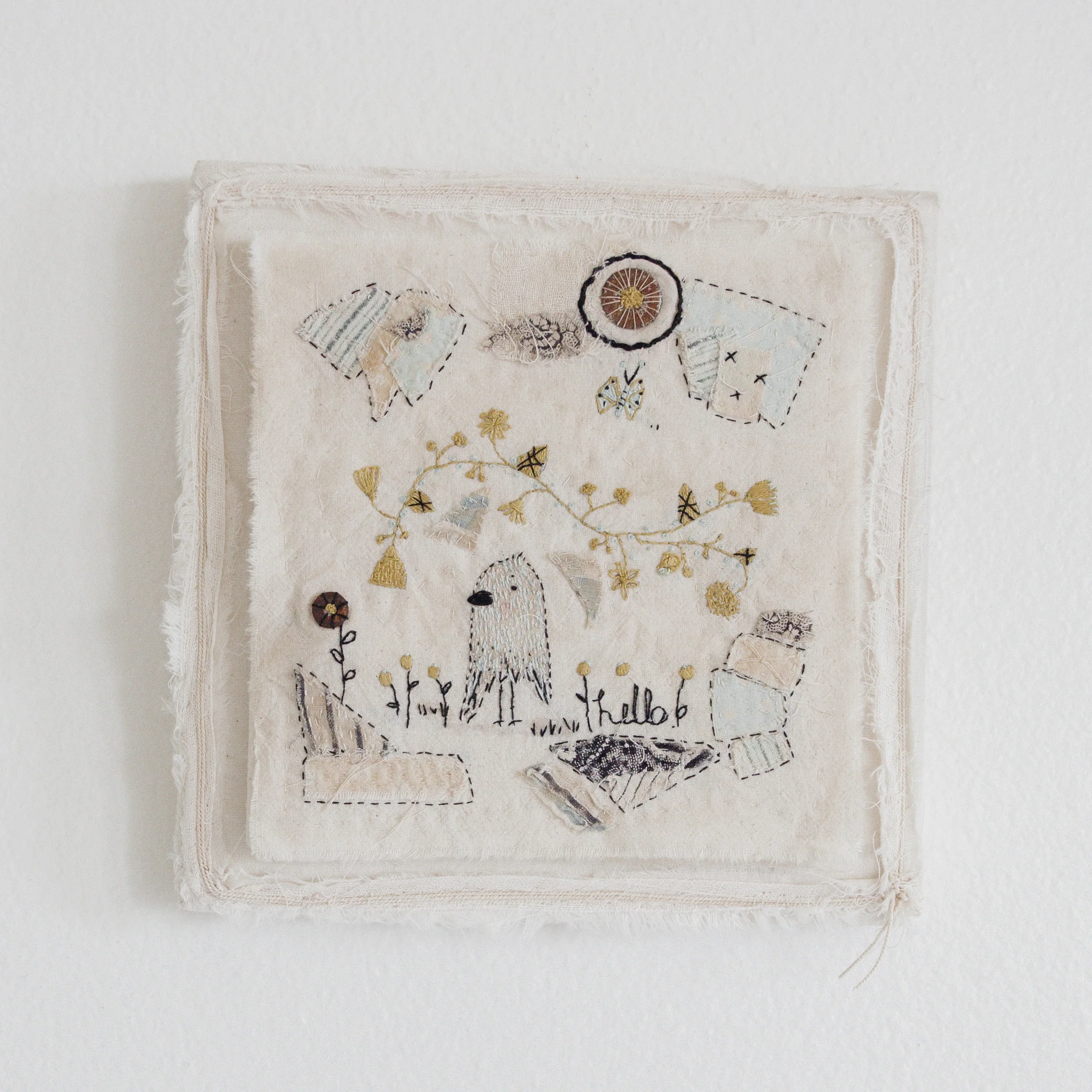 RETIRED - Hutch Studio - Birds the Word Fabric Art Collection | A Birds Brain