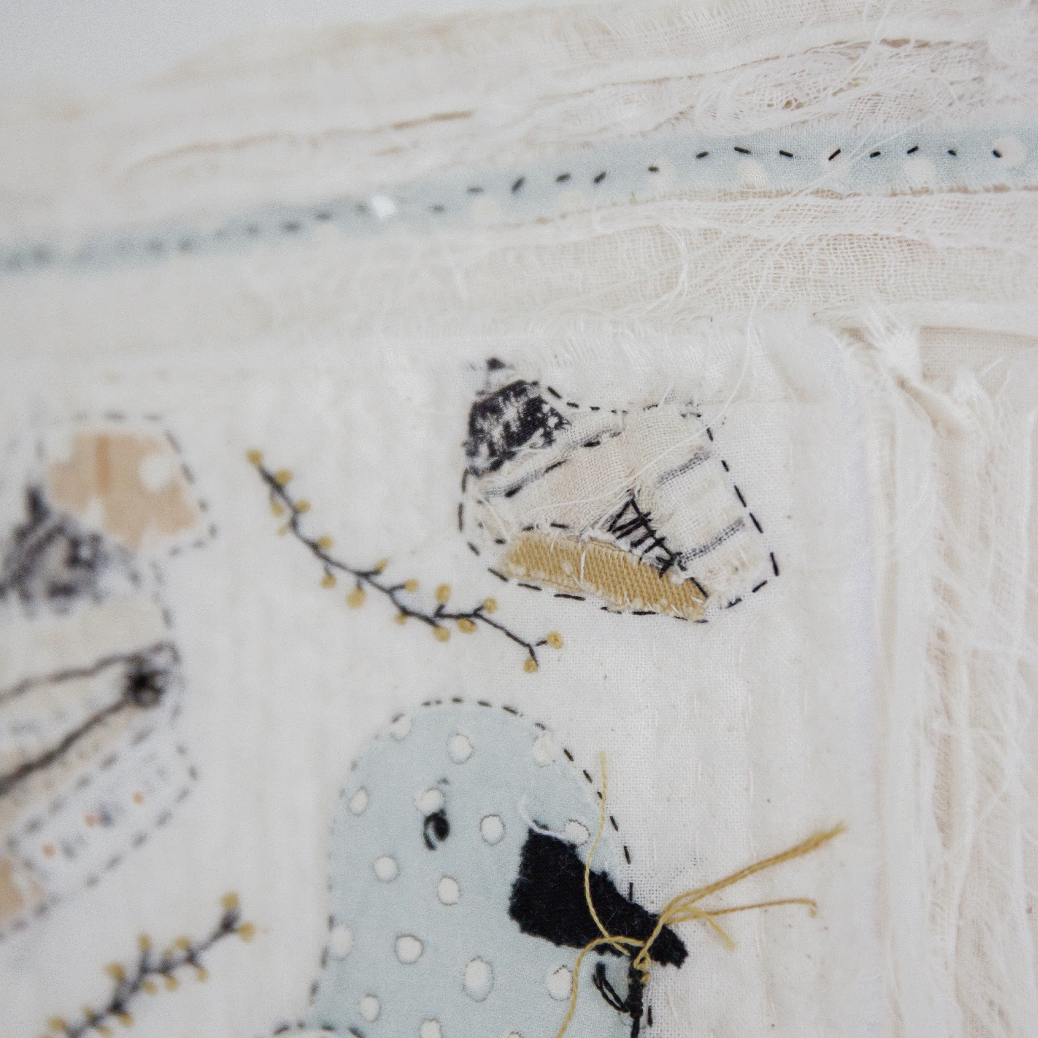 RETIRED - Hutch Studio - Birds the Word Fabric Art Collection | Early Bird - Image 4