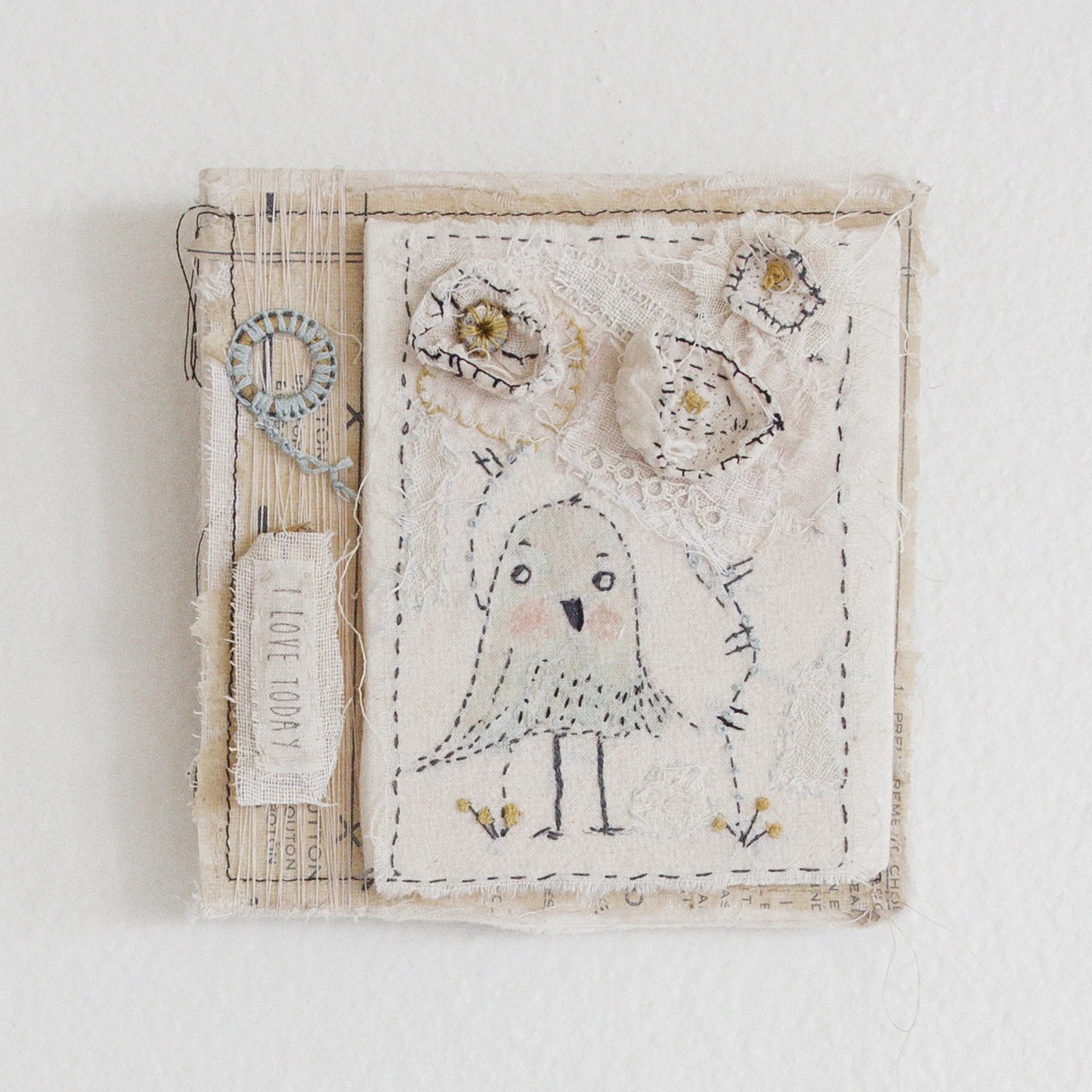 RETIRED - Hutch Studio - Birds the Word Fabric Art Collection | Grounded