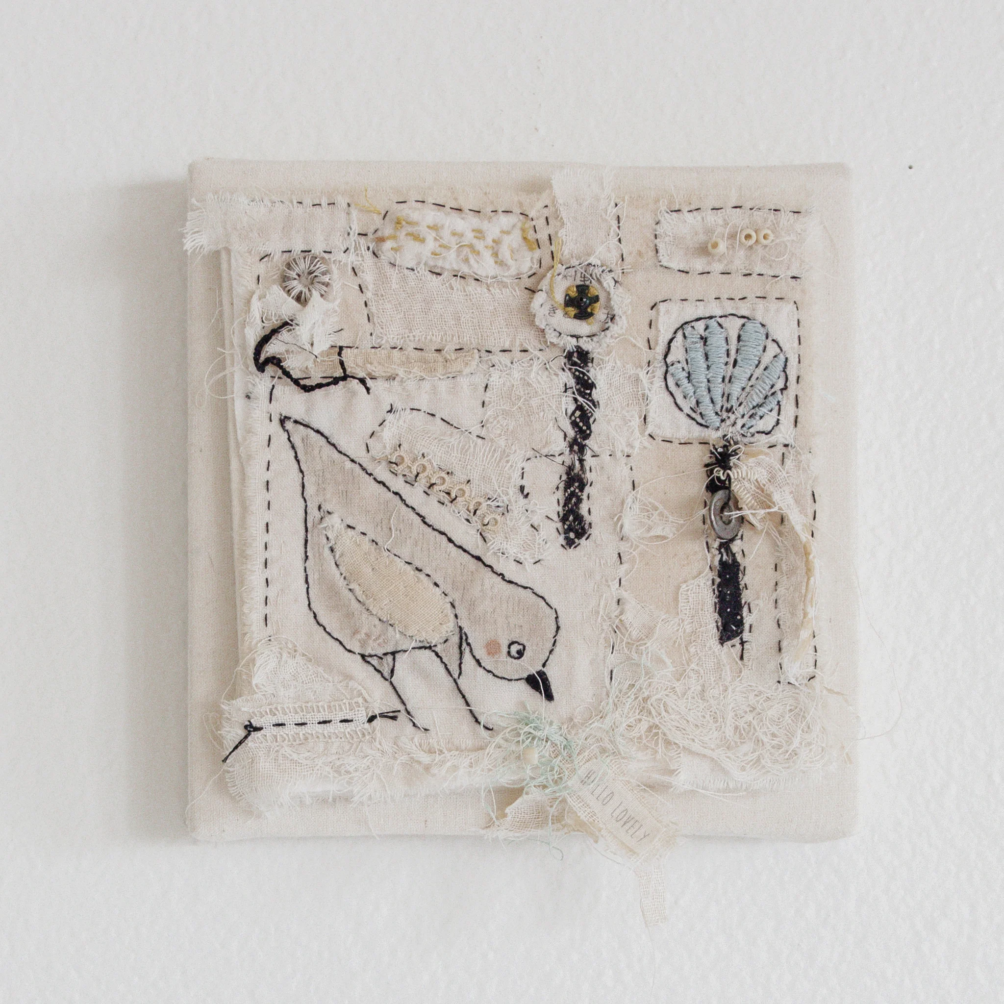 RETIRED - Hutch Studio - Birds the Word Fabric Art Collection | Pecking Order