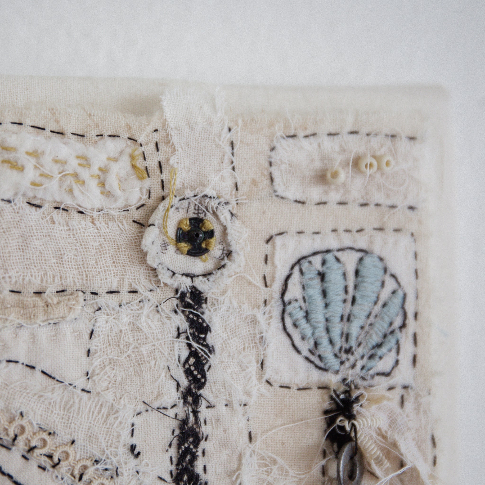 RETIRED - Hutch Studio - Birds the Word Fabric Art Collection | Pecking Order - Image 5