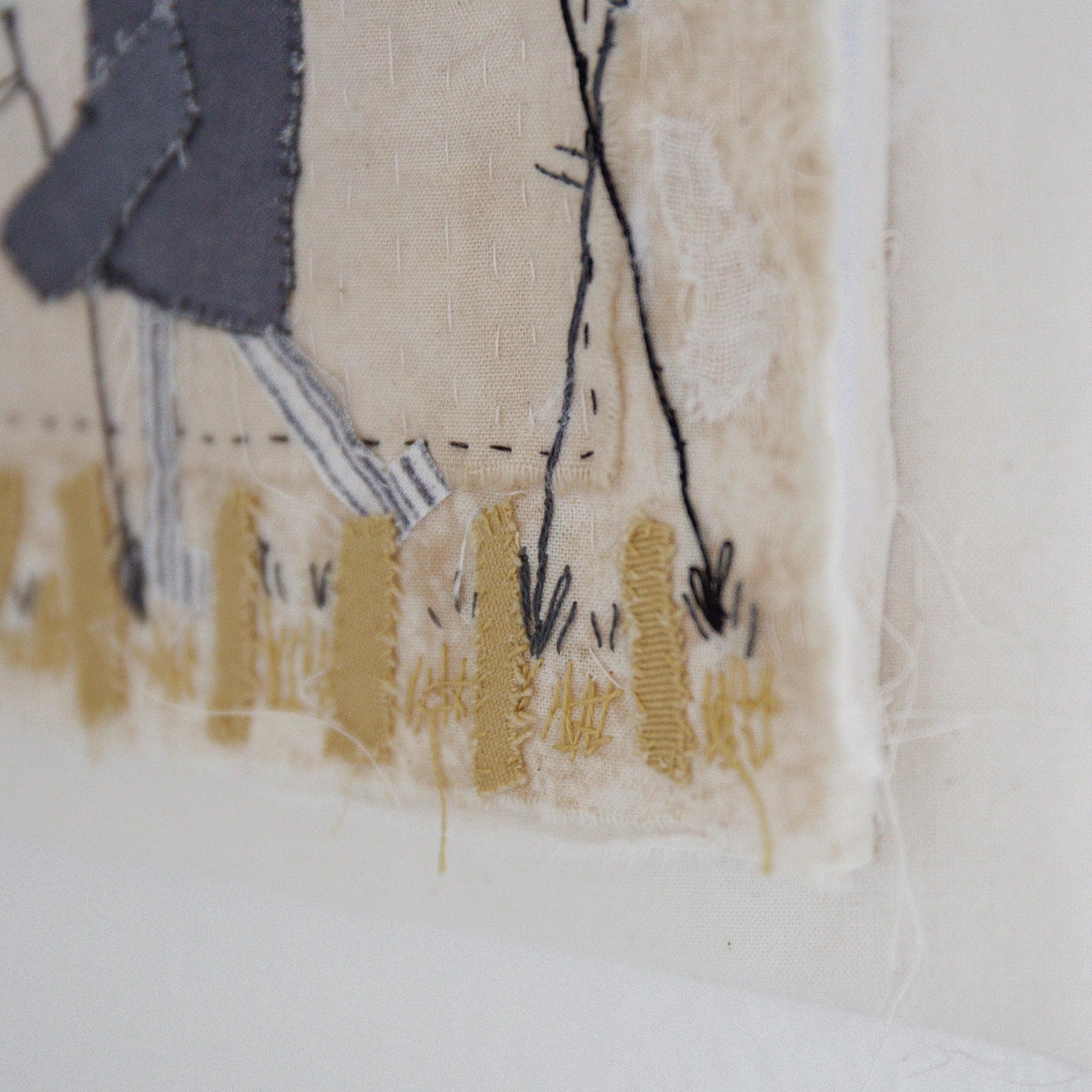 RETIRED - Hutch Studio - Birds the Word Fabric Art Collection | The Crows Knows - Image 4