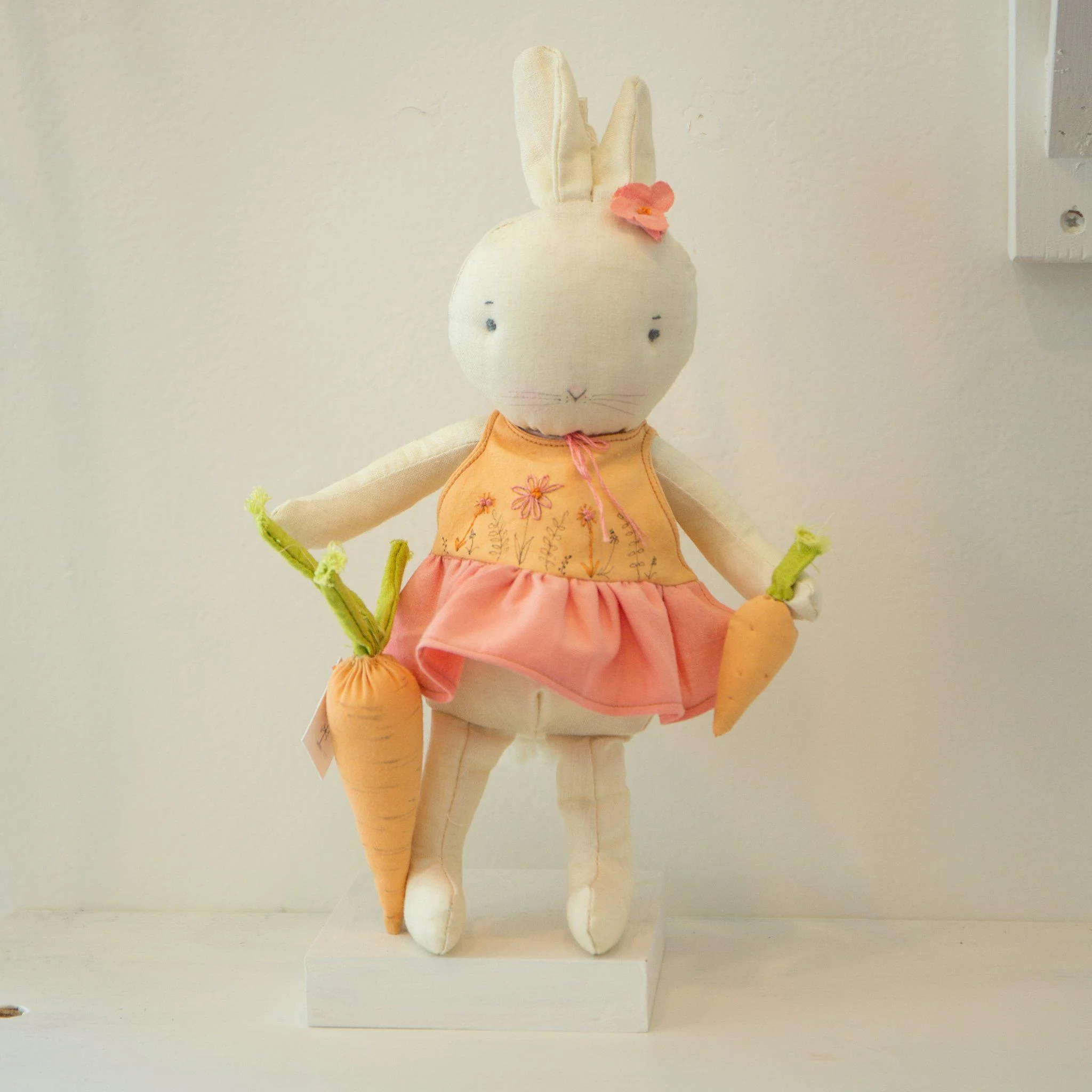 RETIRED - Hutch Studio - Coco Carrot - One of a Kind Bunny