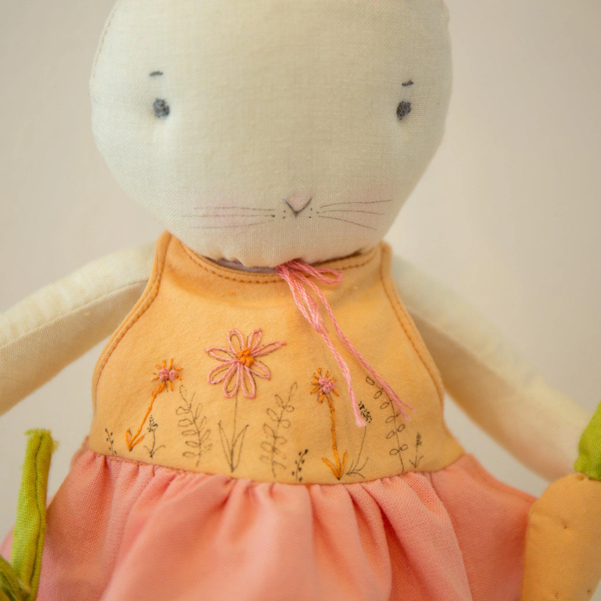 RETIRED - Hutch Studio - Coco Carrot - One of a Kind Bunny - Image 2