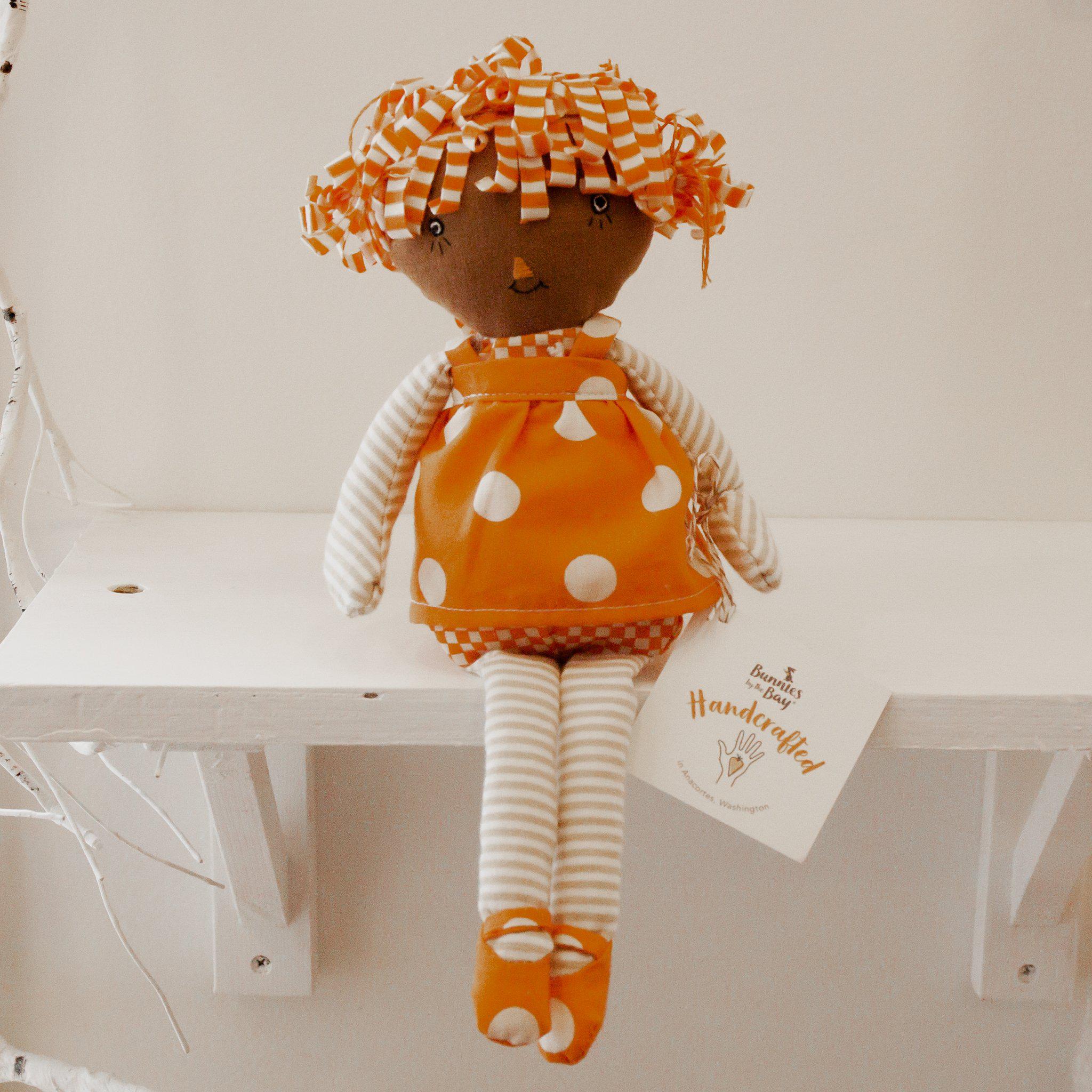 RETIRED - Hutch Studio - Raggedy Carotina 1 - One of a Kind Rag Doll
