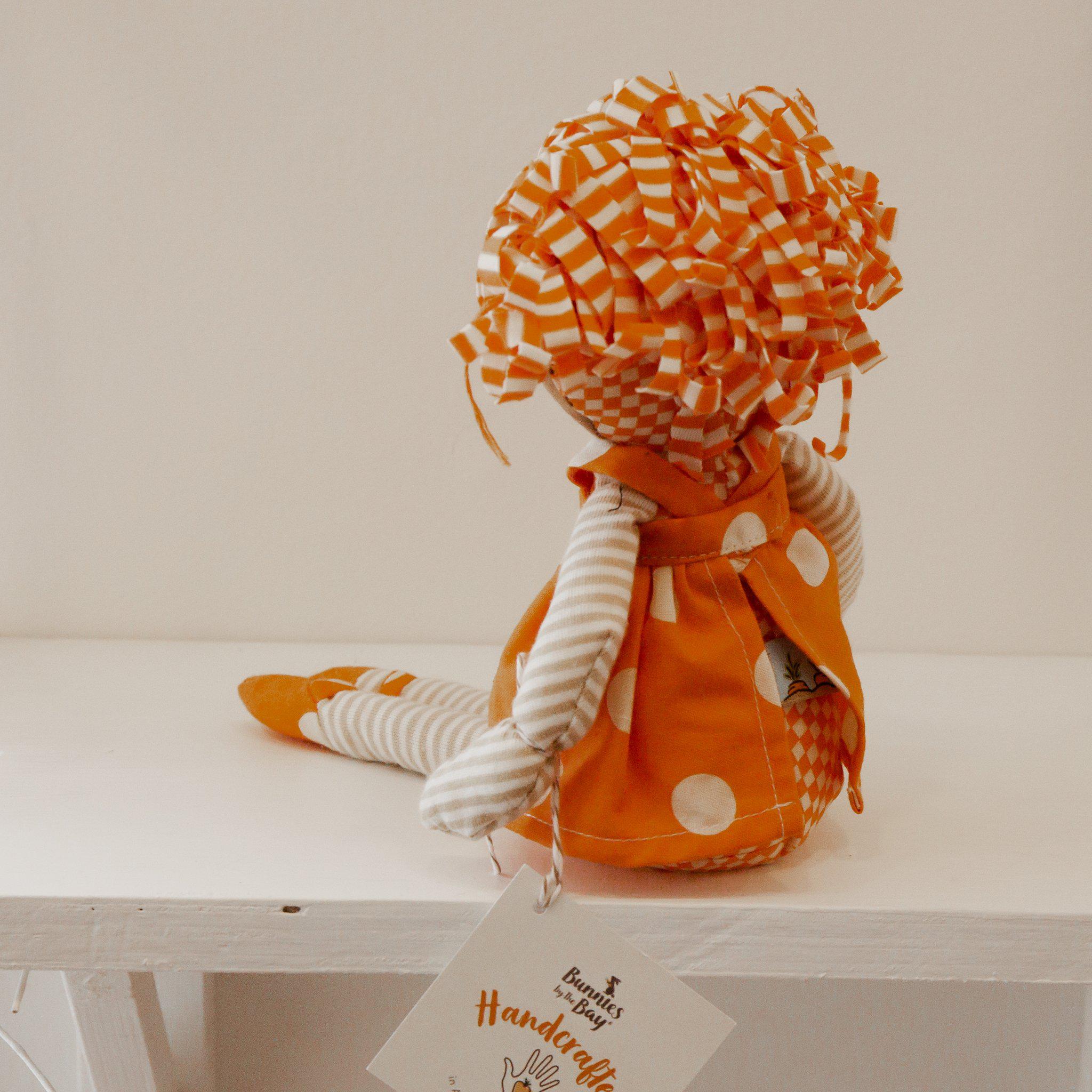 RETIRED - Hutch Studio - Raggedy Carotina 1 - One of a Kind Rag Doll - Image 4