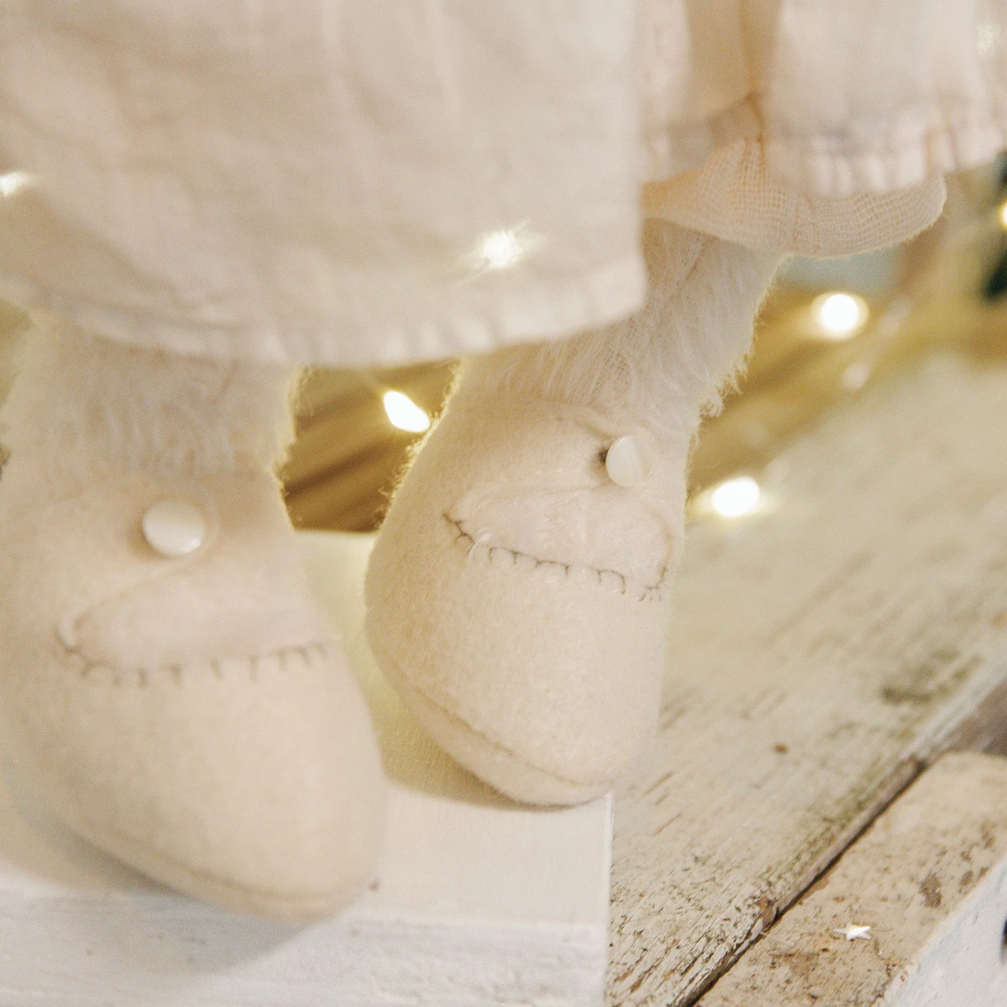 RETIRED - Hutch Studio - Della Delicate - Hand-Crafted Cream Mohair Bunny - Image 3
