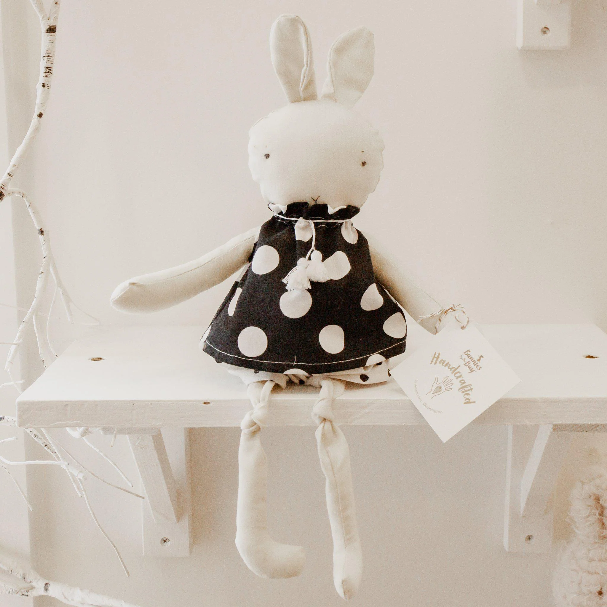 RETIRED - Hutch Studio - Dottie Bun 2 - One of a Kind Bunny