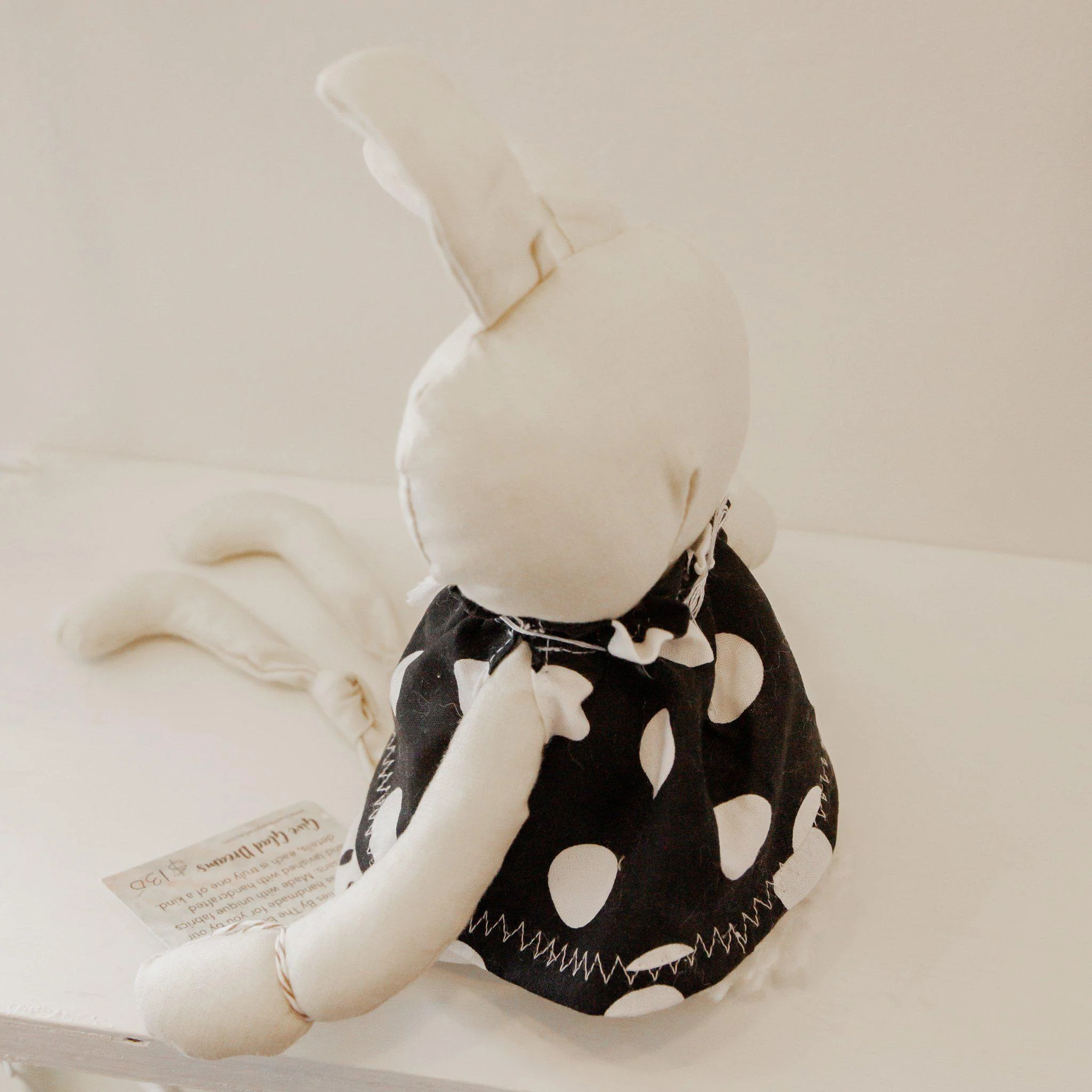 RETIRED - Hutch Studio - Dottie Bun 3 - One of a Kind Bunny - Image 3