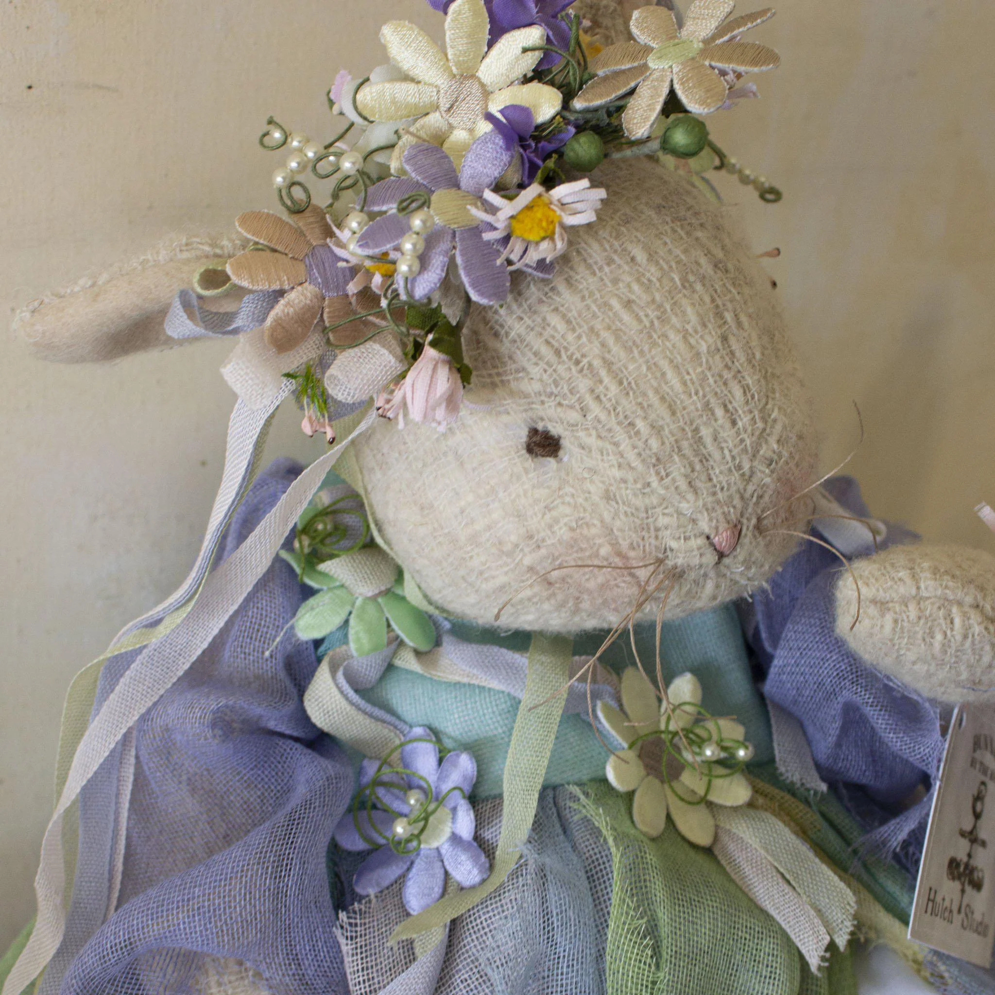 RETIRED - Hutch Studio - Florie Bunda - One Of A Kind Bunny - Image 3