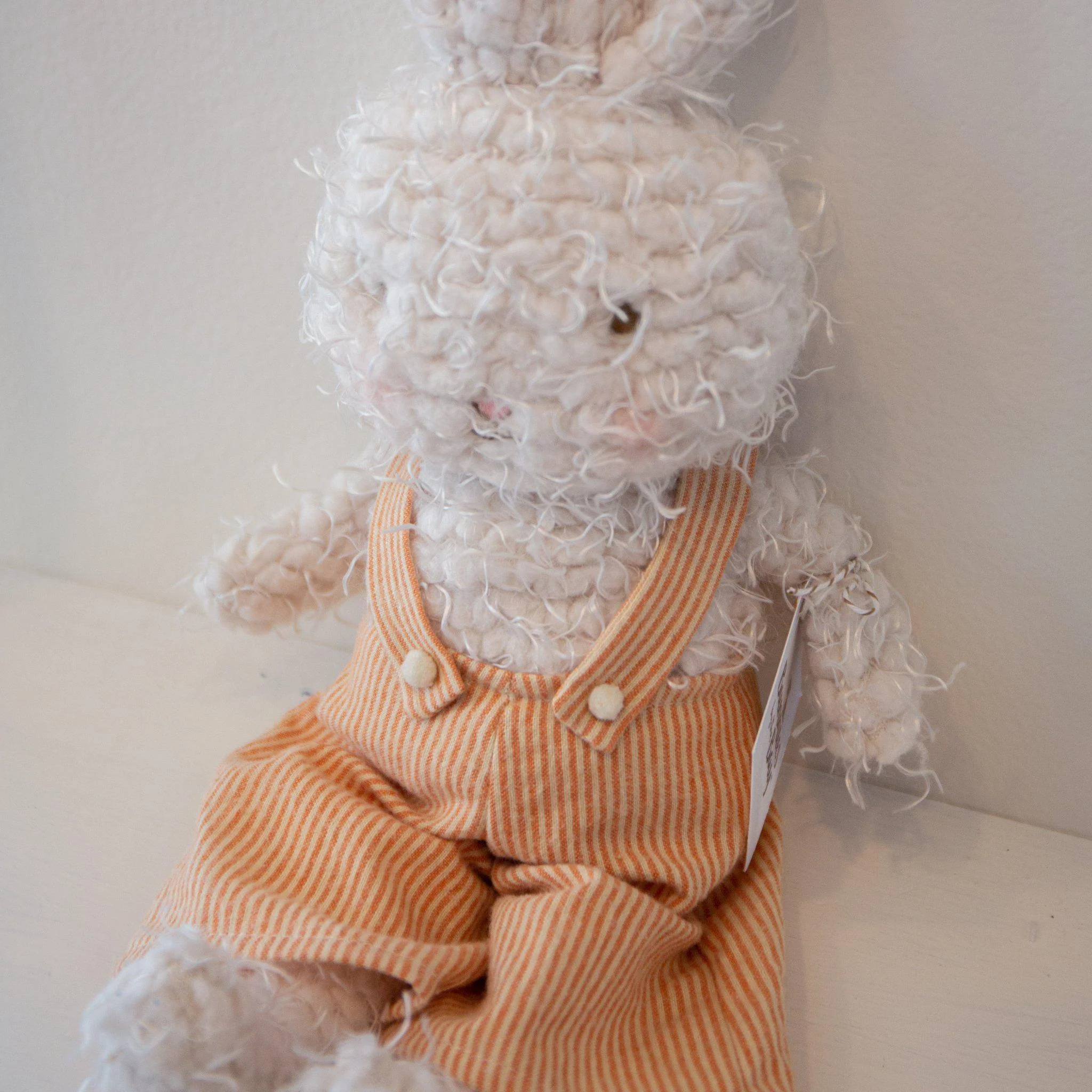 RETIRED - Hutch Studio - Harley Hoppy - Bunny in Handmade Clothing - Image 2