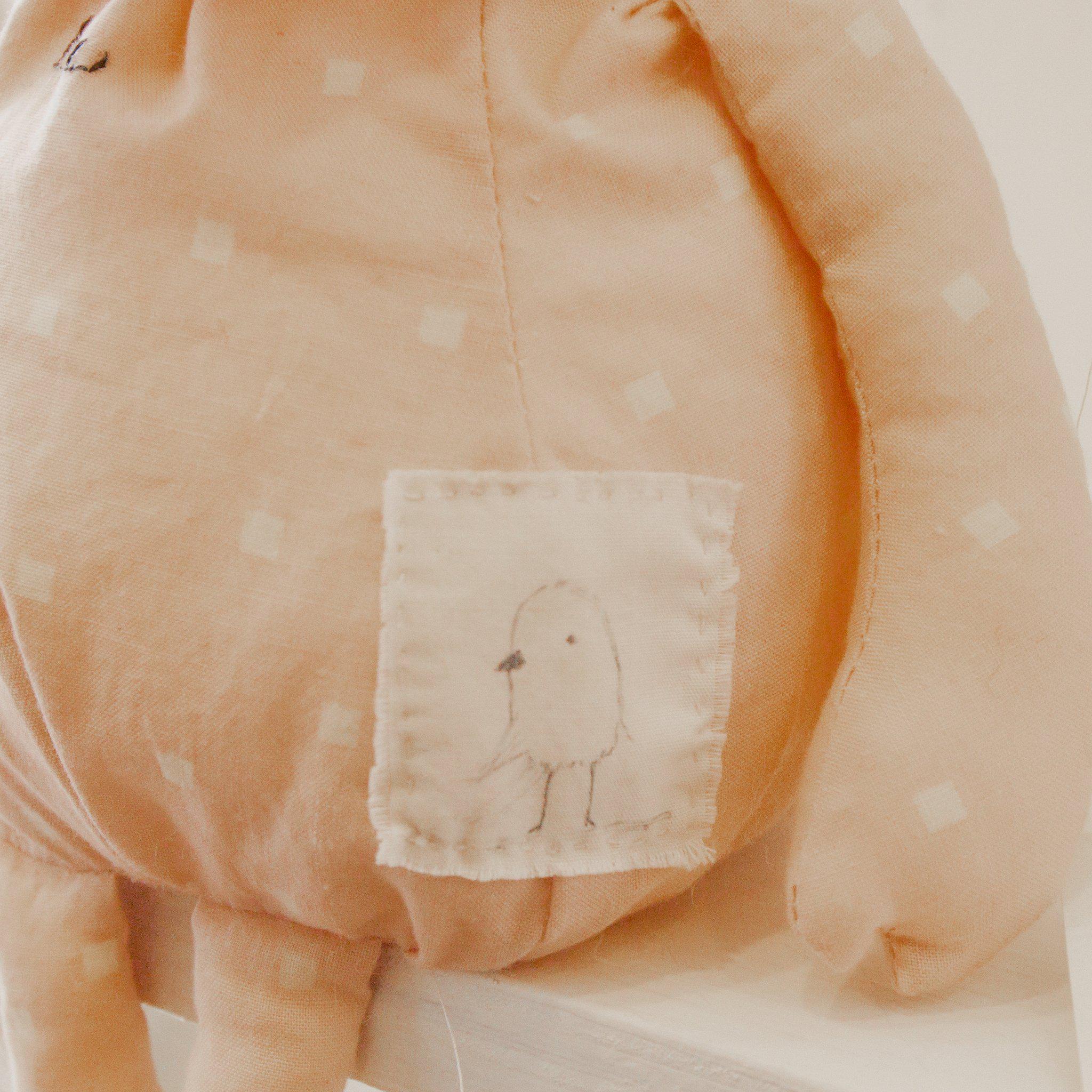 RETIRED - Hutch Studio - Lulu Dot - One of a Kind Pig - Image 4