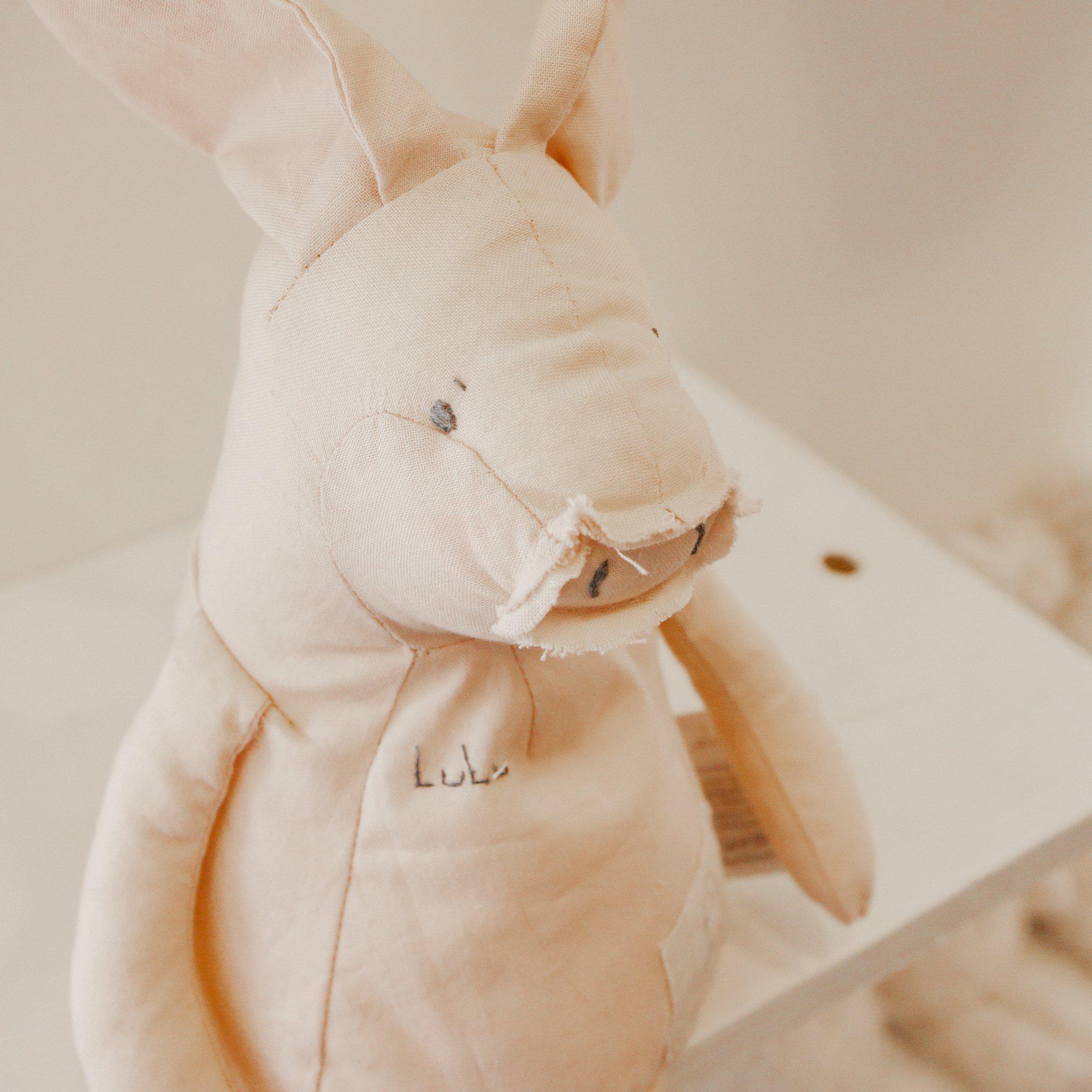 RETIRED - Hutch Studio - Lulu Pink - One of a Kind Pig - Image 2