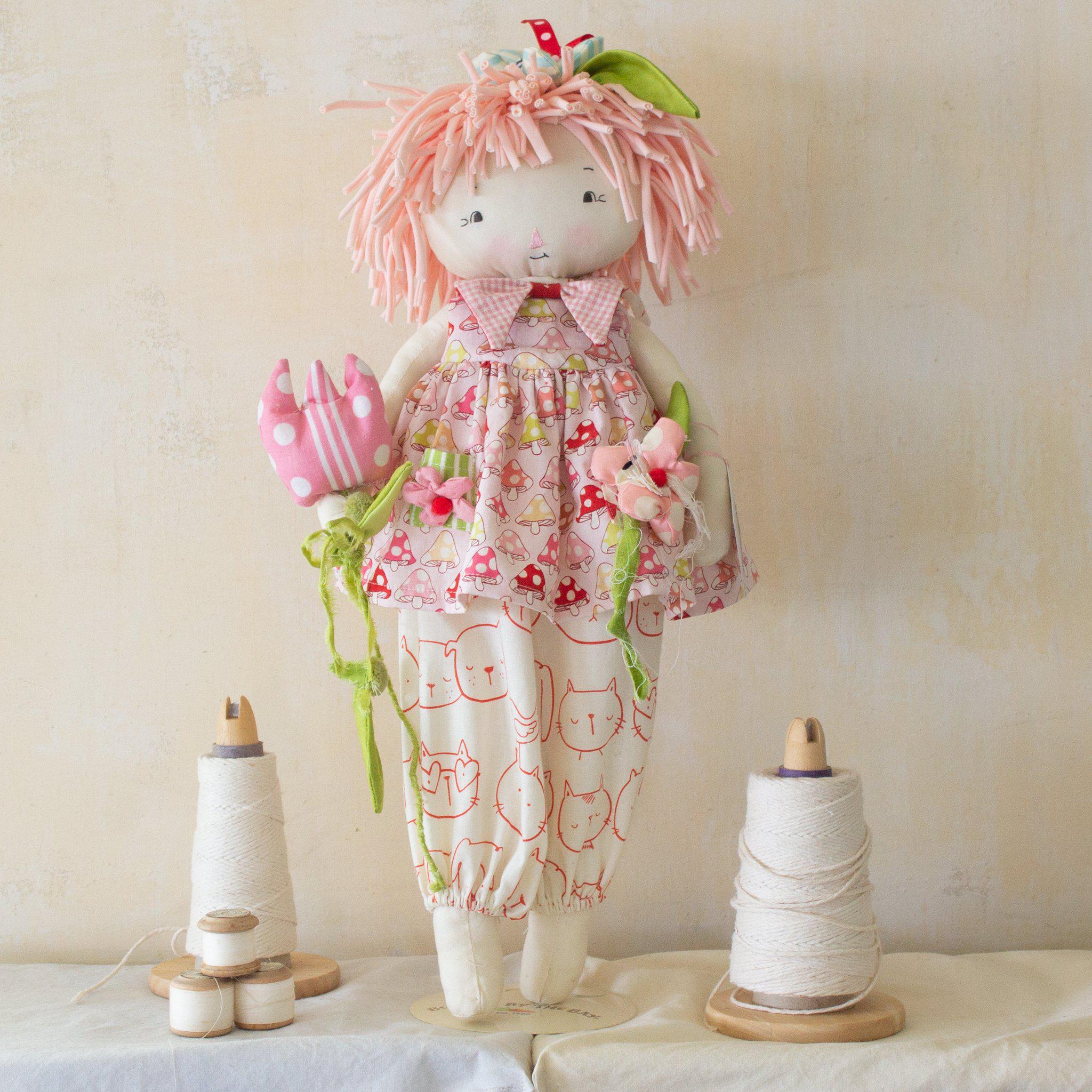 RETIRED - Hutch Studio - Shirley Shrooms - Make and Mend One of a Kind Doll