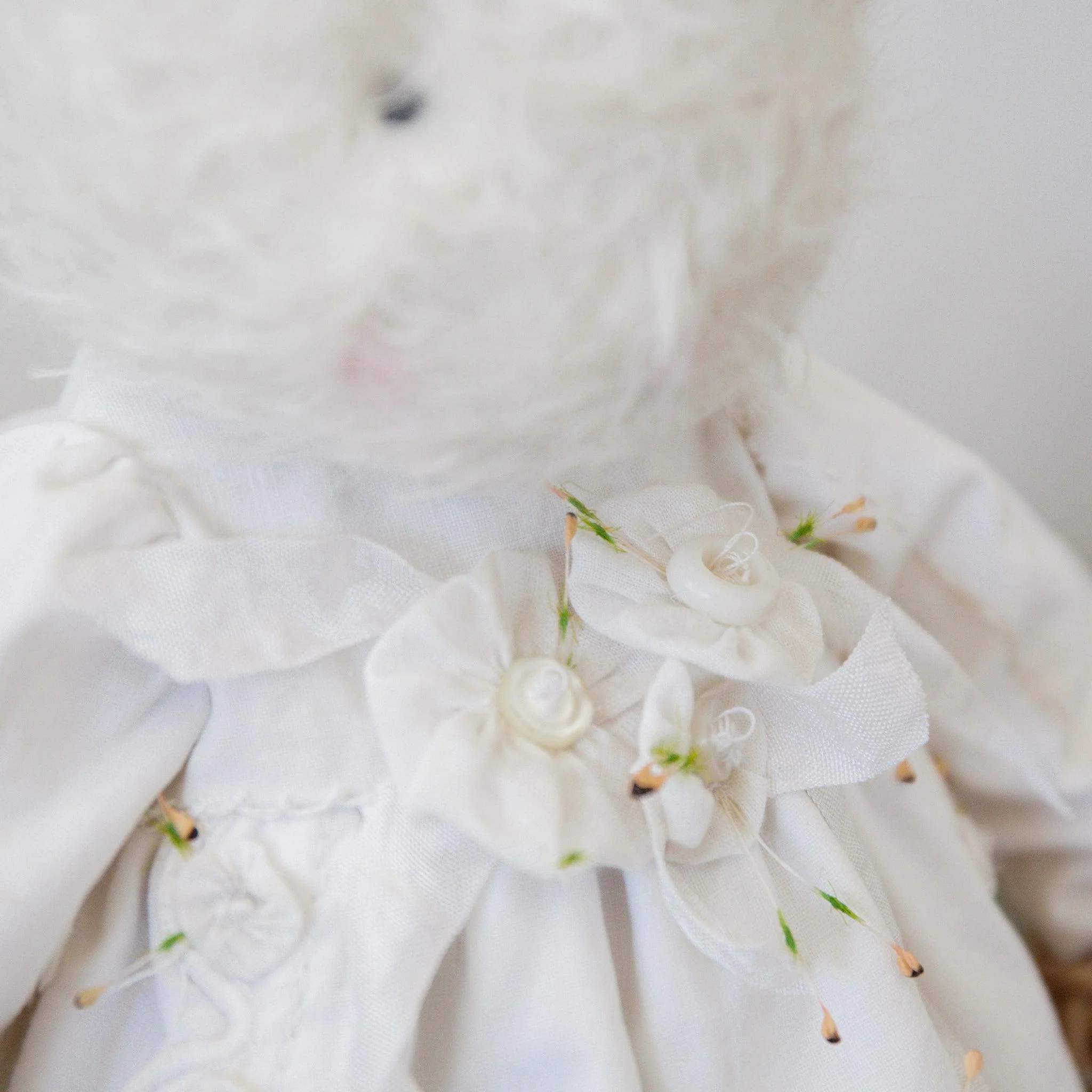 Hutch Studio - Mohair Friends - Elegant Ellie Eyelet Bunny - Image 11