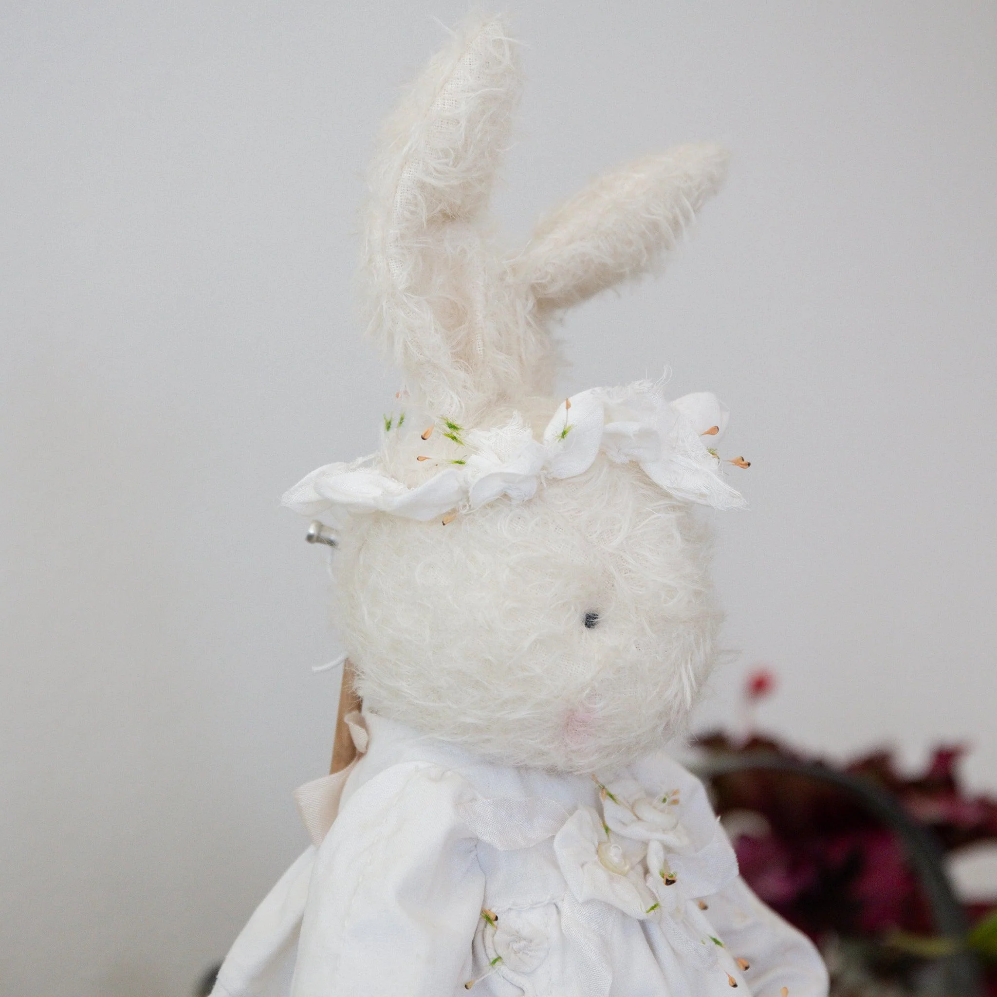 Hutch Studio - Mohair Friends - Elegant Ellie Eyelet Bunny - Image 8