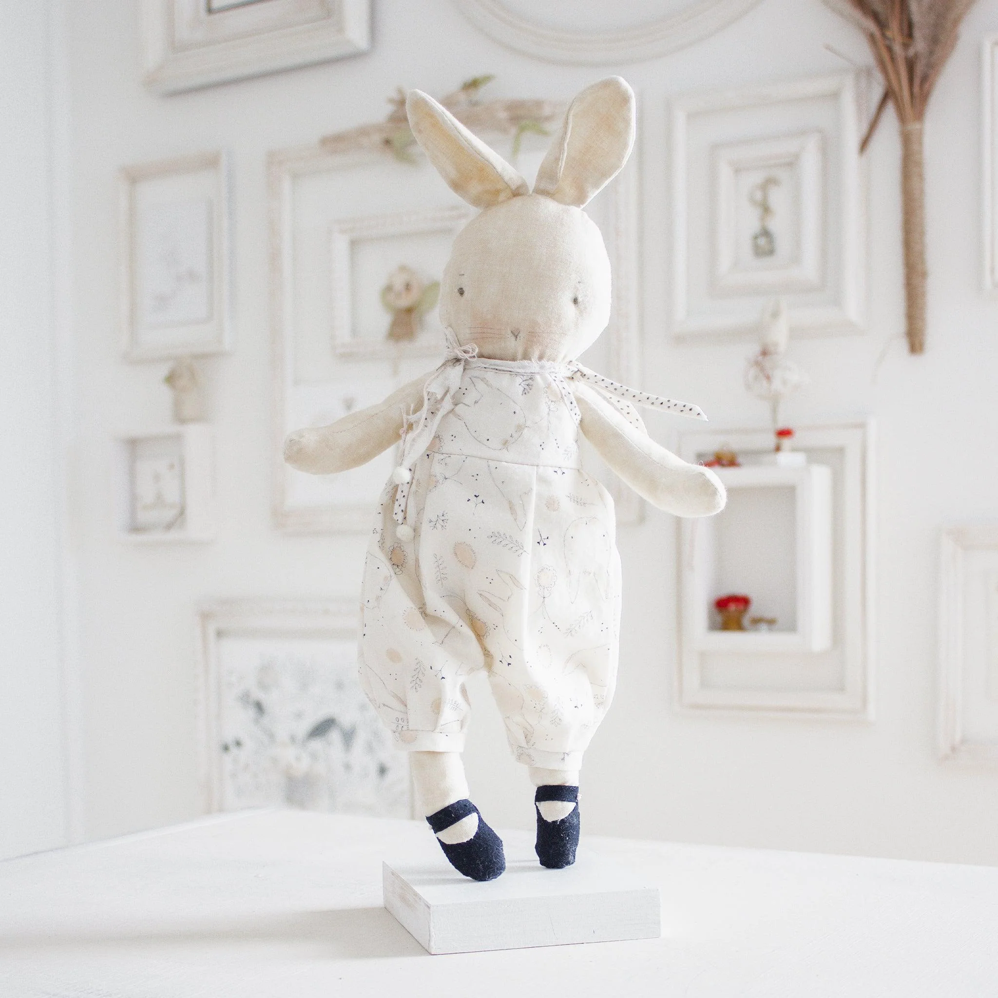 RETIRED - Hutch Studio Original - Fay O'Kay - Hand-Crafted Cotton Bunny