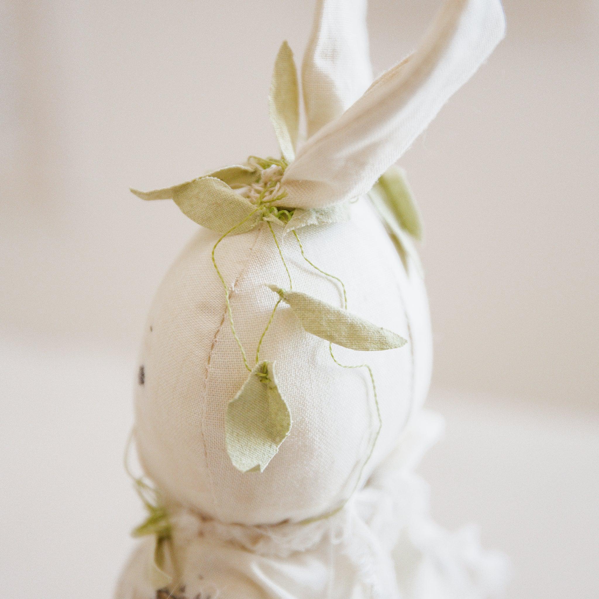 RETIRED - Hutch Studio Original - Greta Garden - Hand-Crafted Cotton Bunny - Image 4