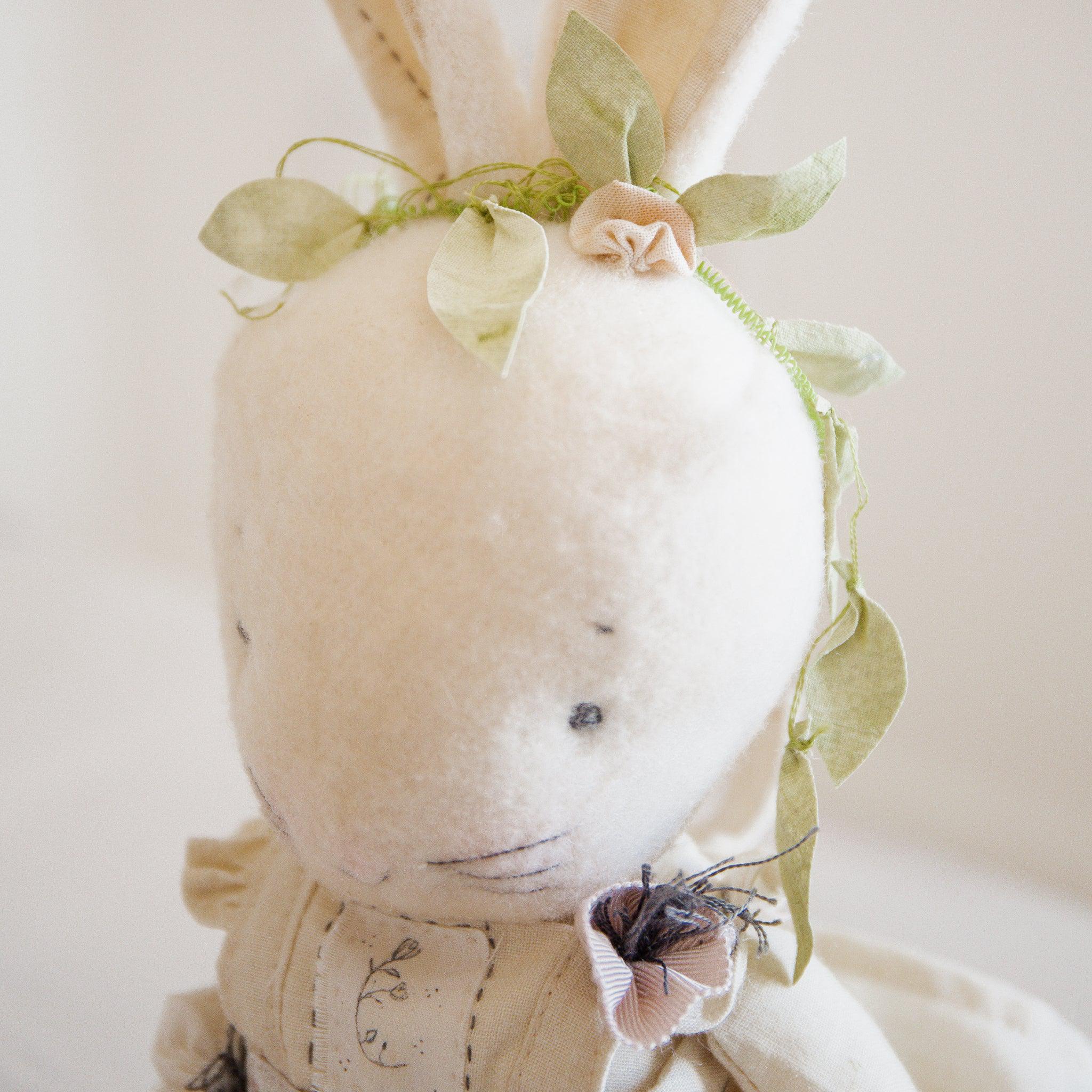 RETIRED - Hutch Studio Original - Lady Bumble Bug - Hand-Crafted Cotton Bunny - Image 6