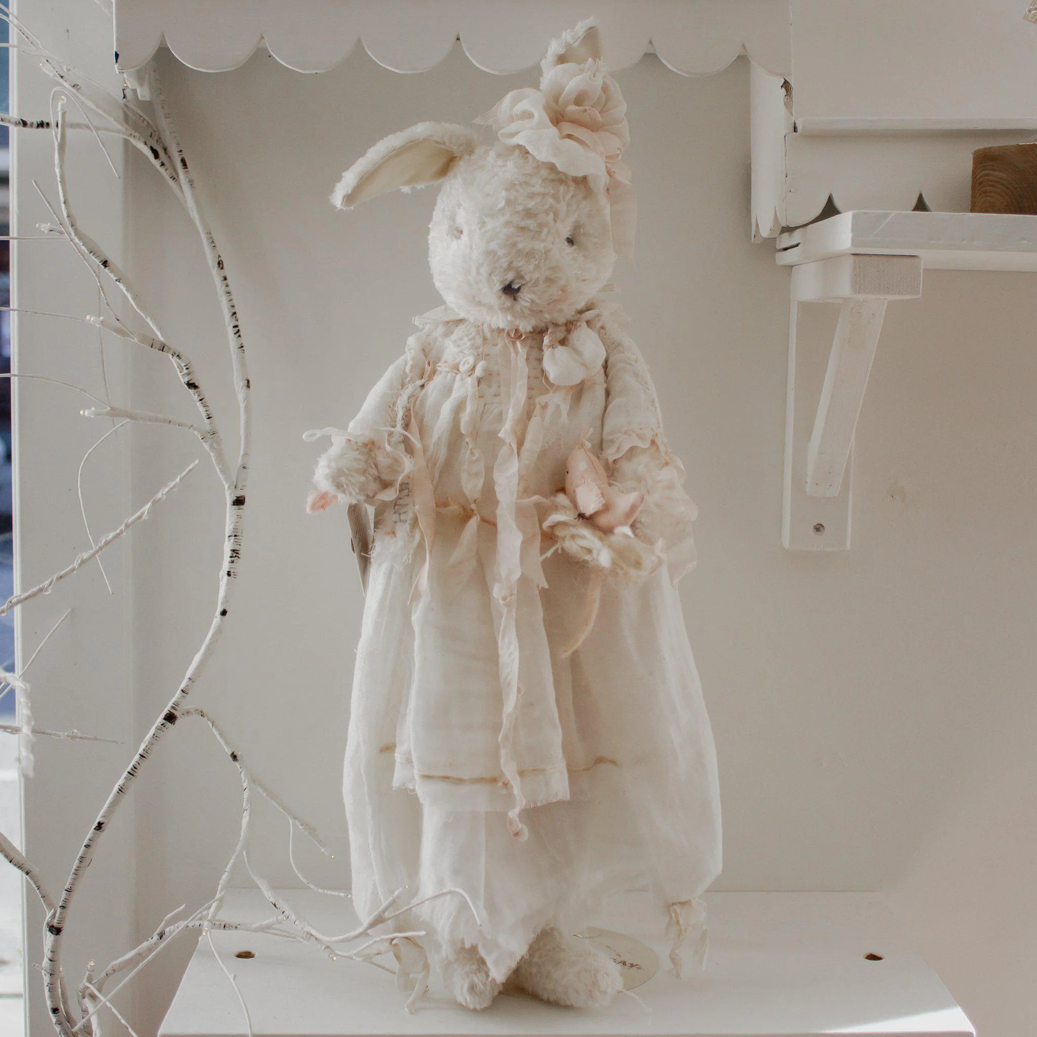 RETIRED - Hutch Studio Original - Purity - One of a Kind Bunny