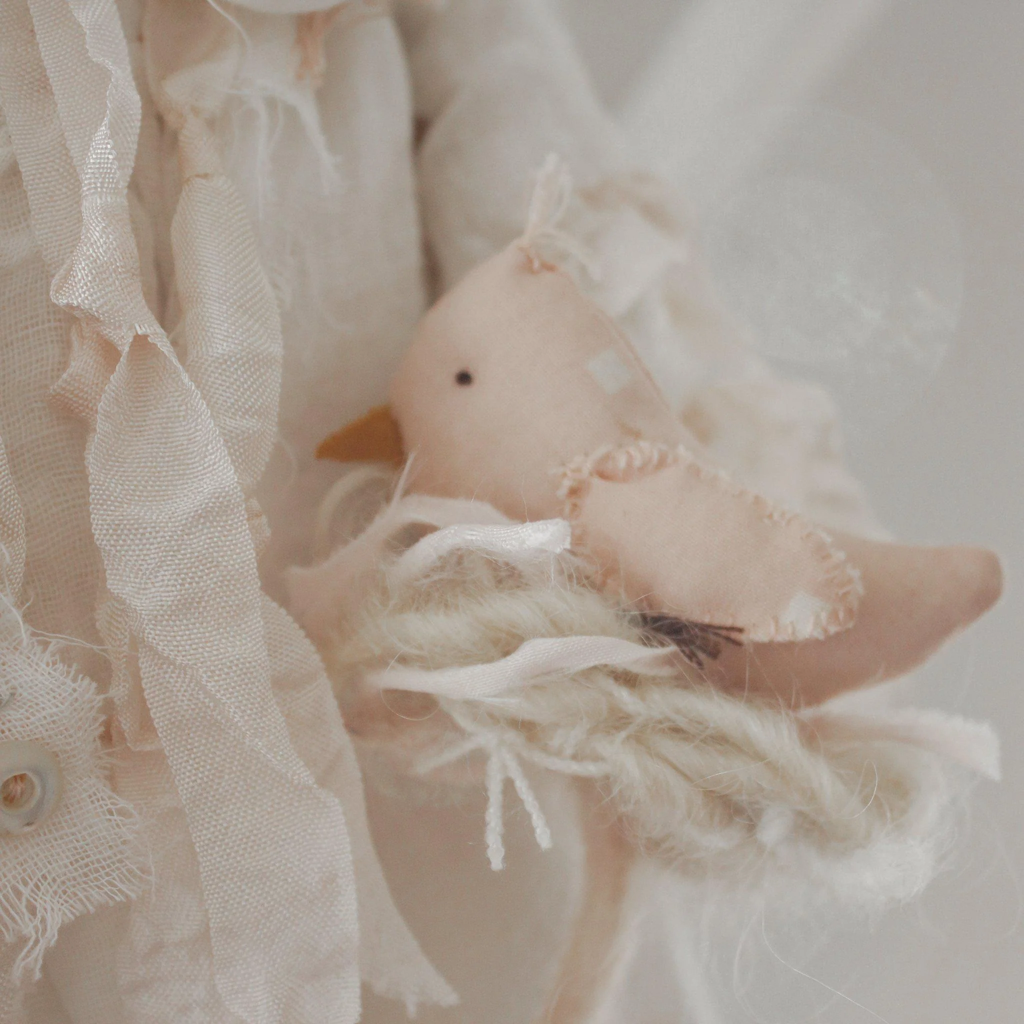 RETIRED - Hutch Studio Original - Purity - One of a Kind Bunny - Image 3