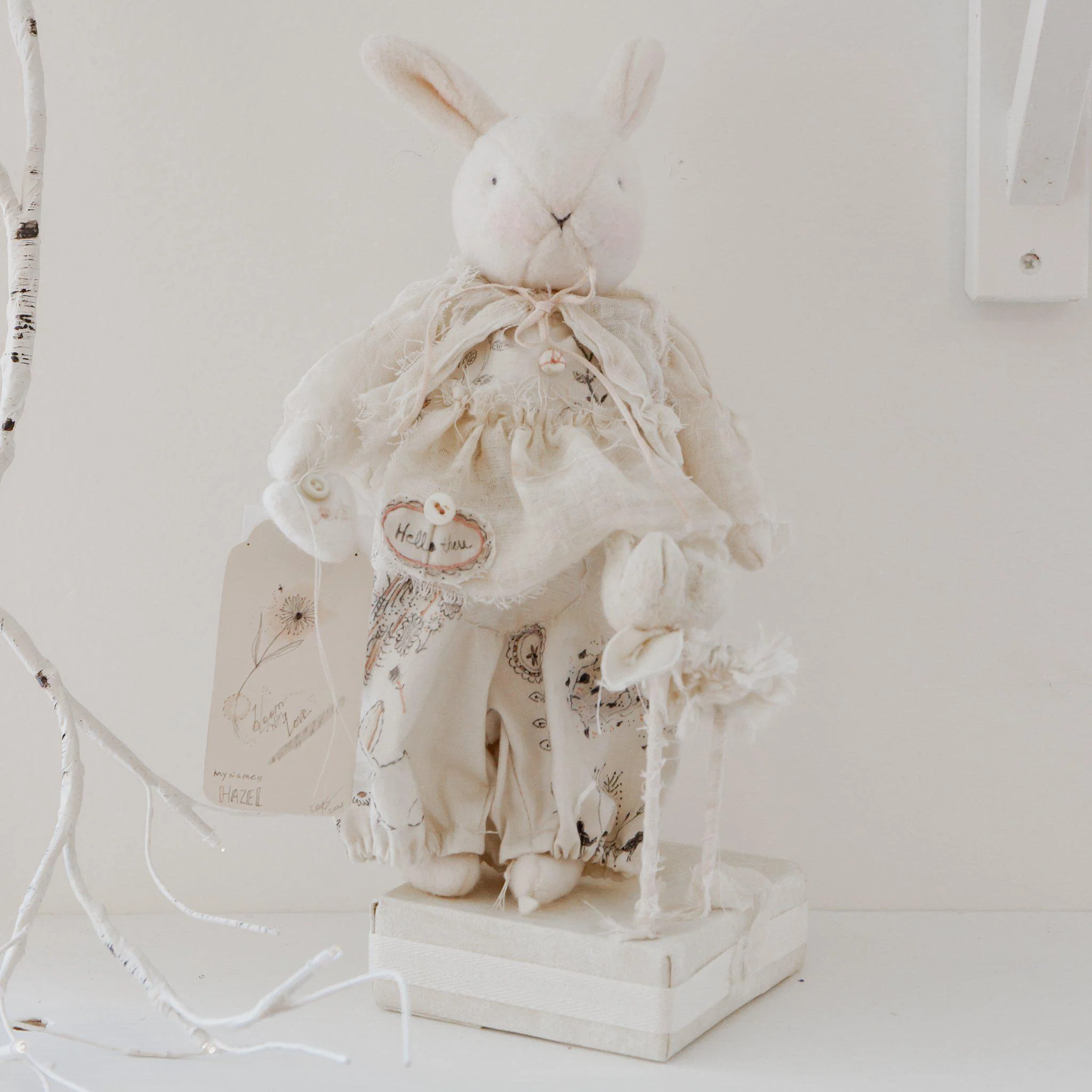 RETIRED - Hutch Studio Original - Hazel Bunny - One of A Kind