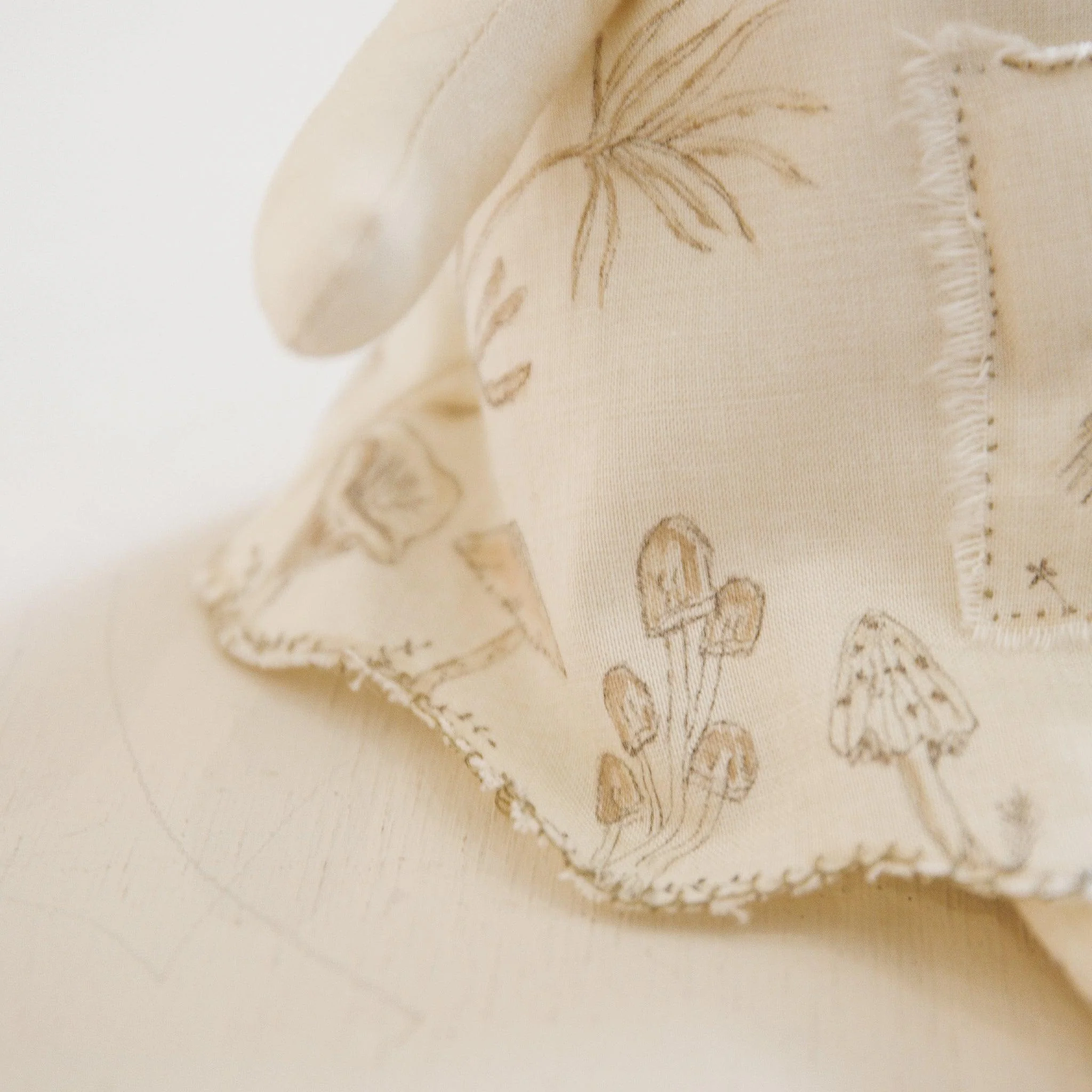 RETIRED - Hutch Studio Original - Teena Toadstool- Hand-Crafted Cotton & Knit Bunny - Image 3