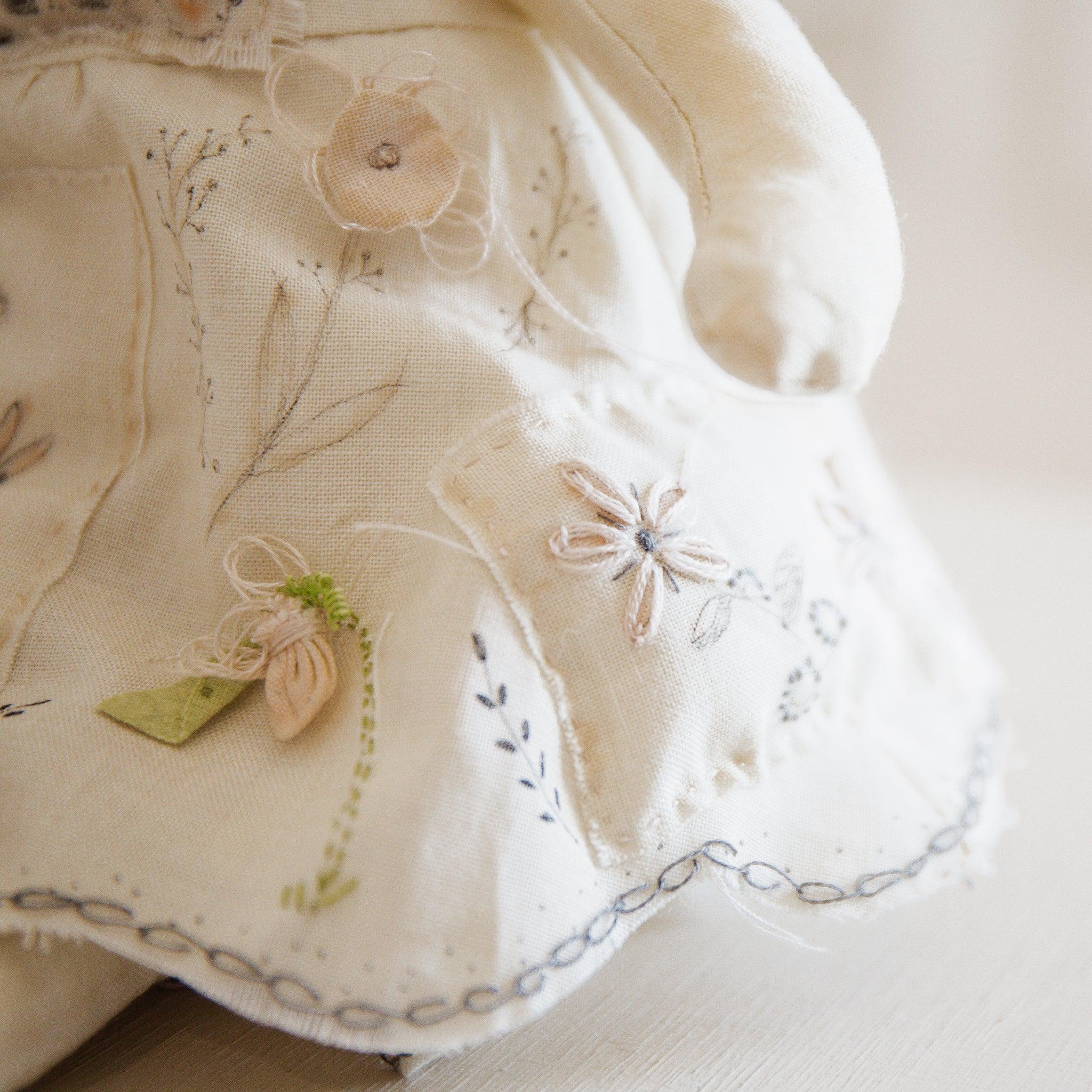 RETIRED - Hutch Studio Original - Thelma Thistle - Hand-Crafted Cotton Bunny - Image 5
