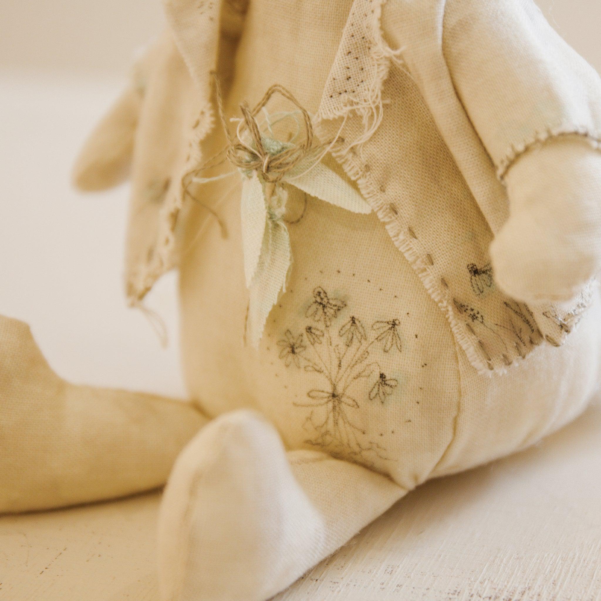 RETIRED - Hutch Studio Original - Trinket - Hand-Crafted Cotton & Knit Bunny - Image 3