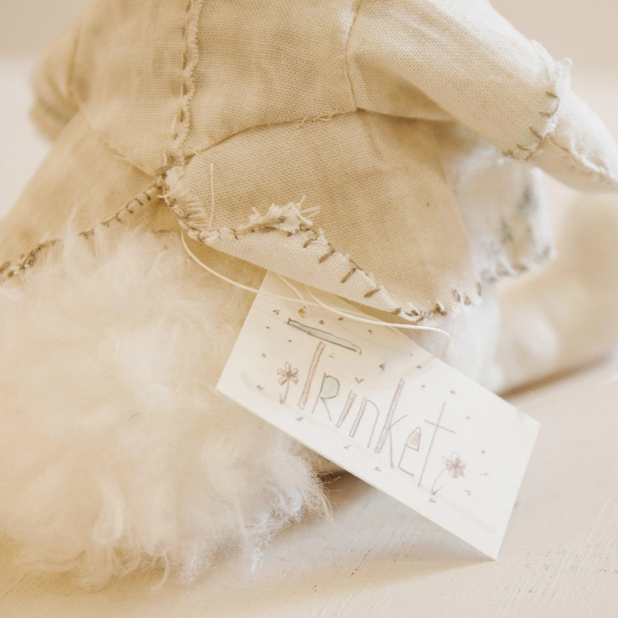 RETIRED - Hutch Studio Original - Trinket - Hand-Crafted Cotton & Knit Bunny - Image 5
