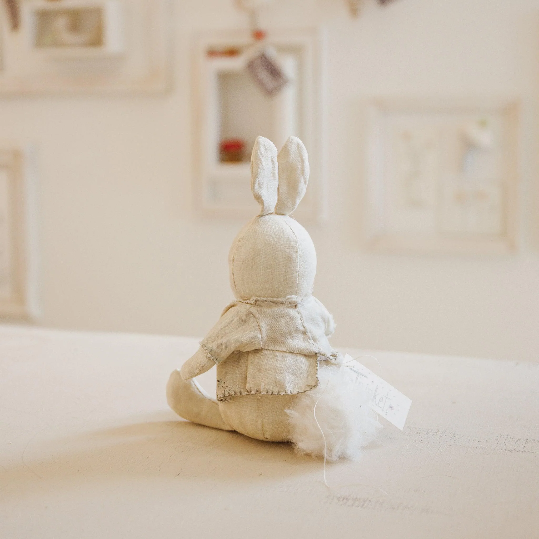 RETIRED - Hutch Studio Original - Trinket - Hand-Crafted Cotton & Knit Bunny - Image 6