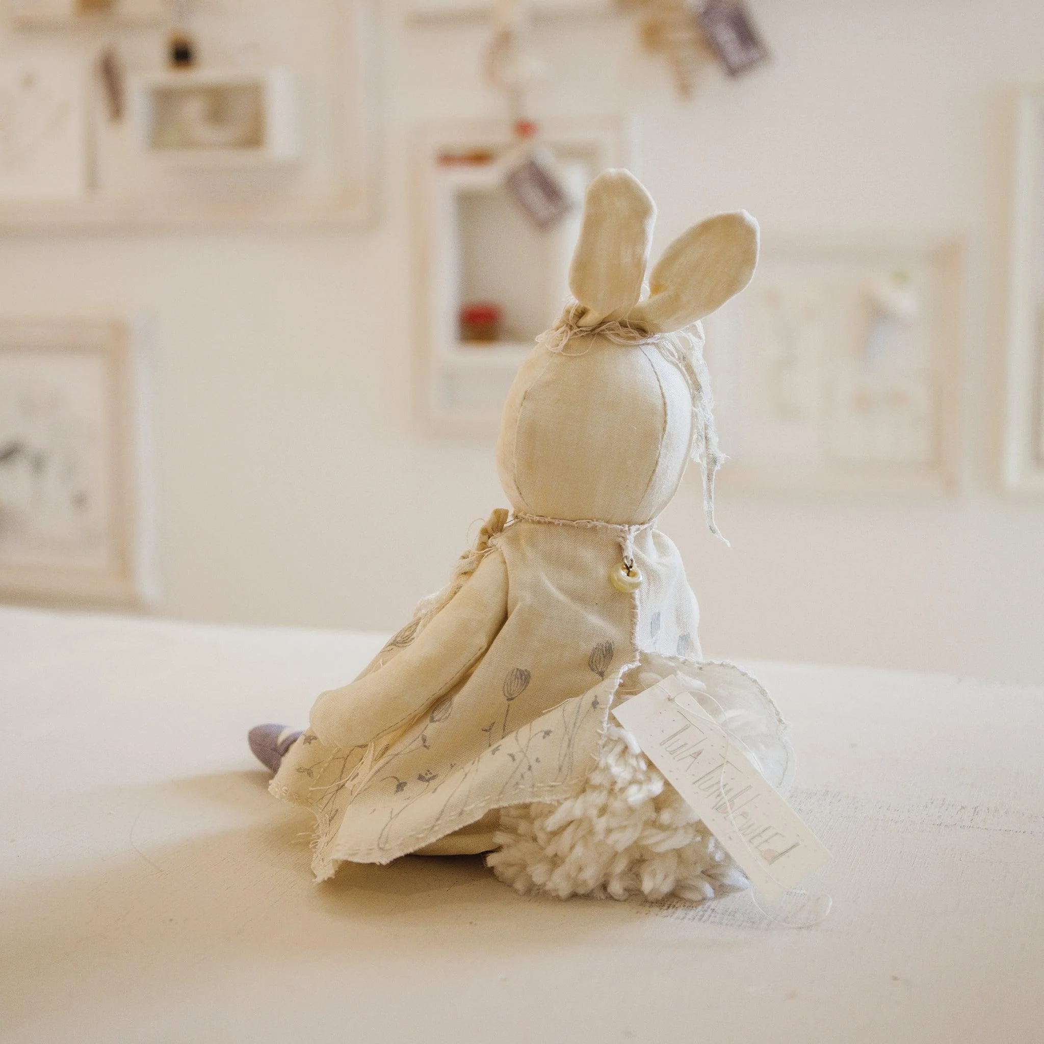 RETIRED - Hutch Studio Original - Tula Tumbleweed - Hand-Crafted Cotton & Knit Bunny - Image 7