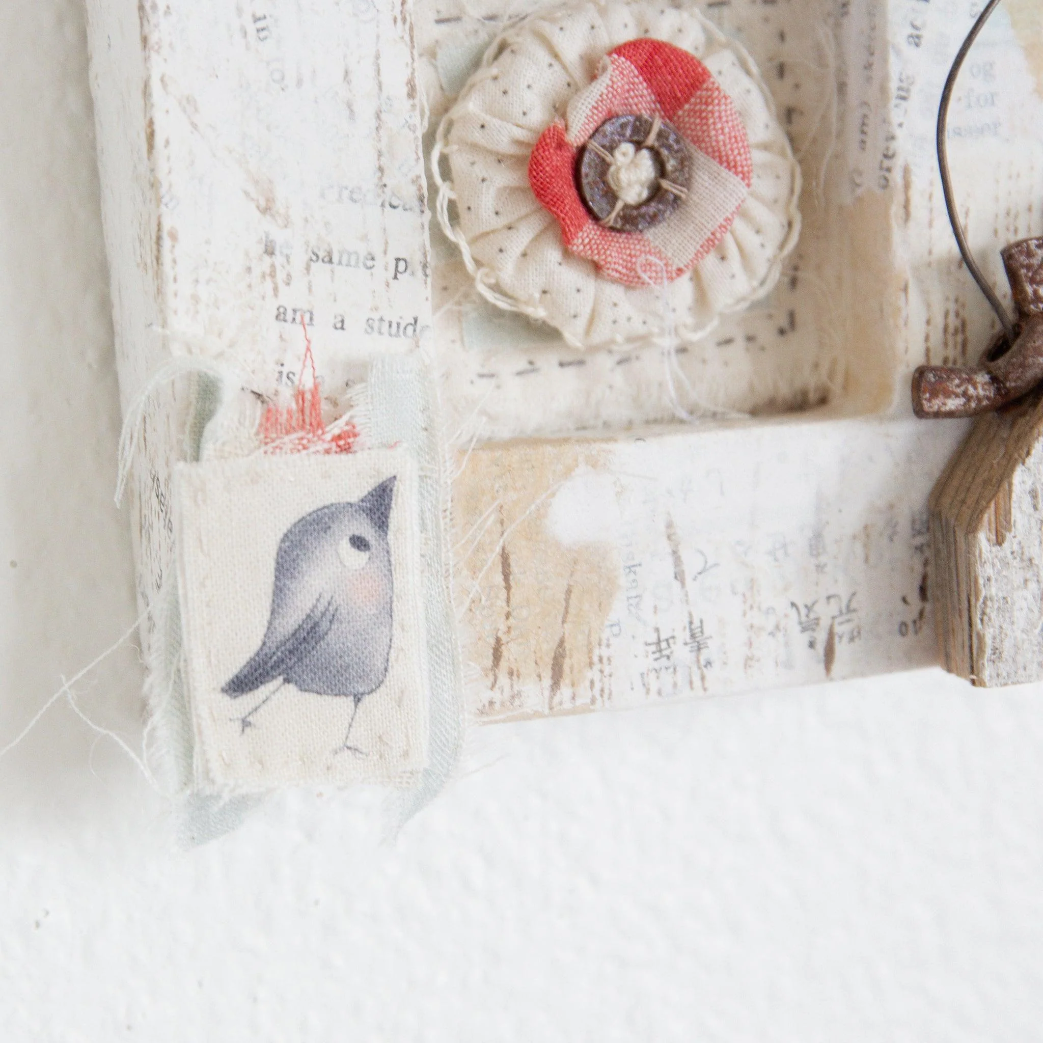 RETIRED - Hutch Studio - Paws and Caws Collage Collection | Flower Tower - Image 2