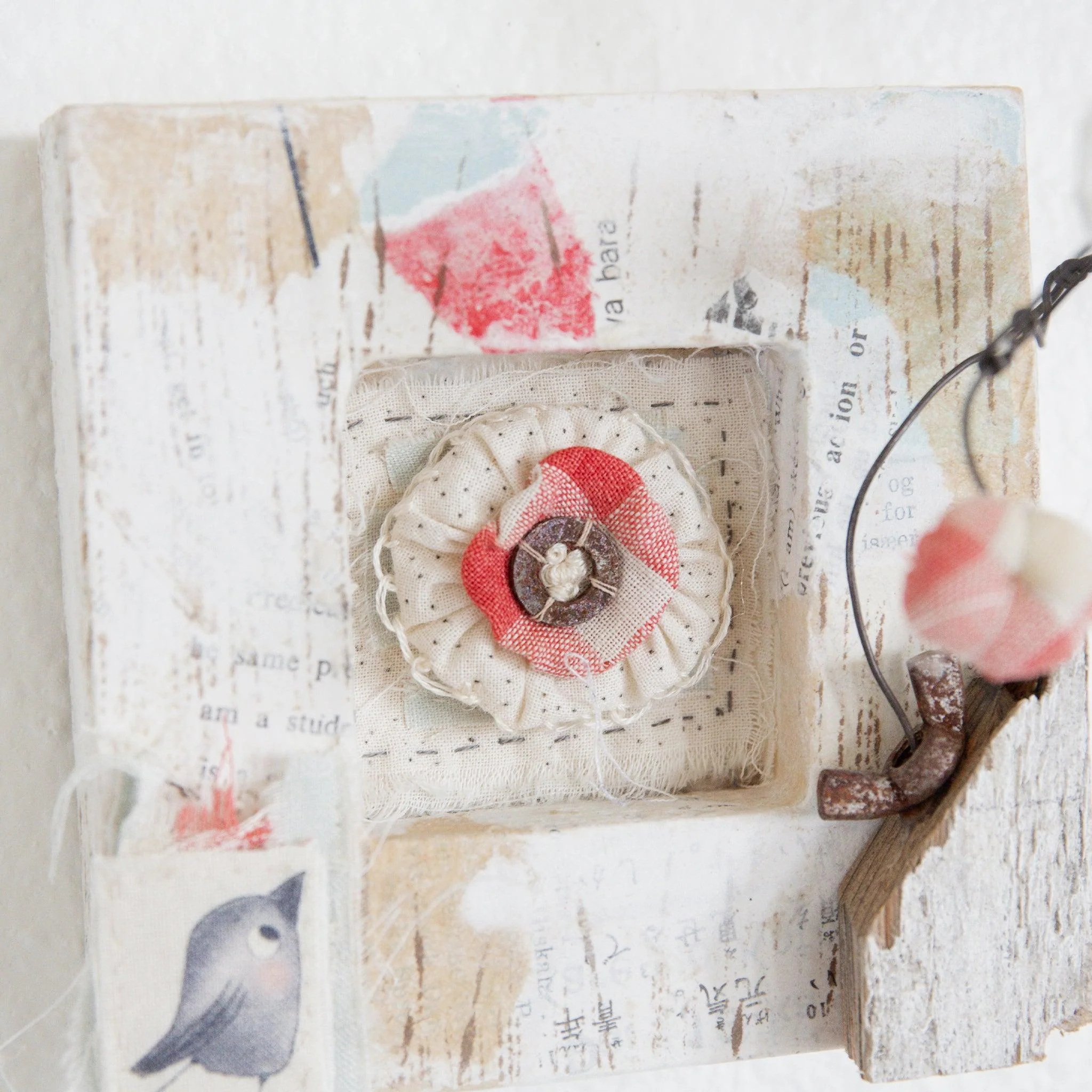 RETIRED - Hutch Studio - Paws and Caws Collage Collection | Flower Tower - Image 3