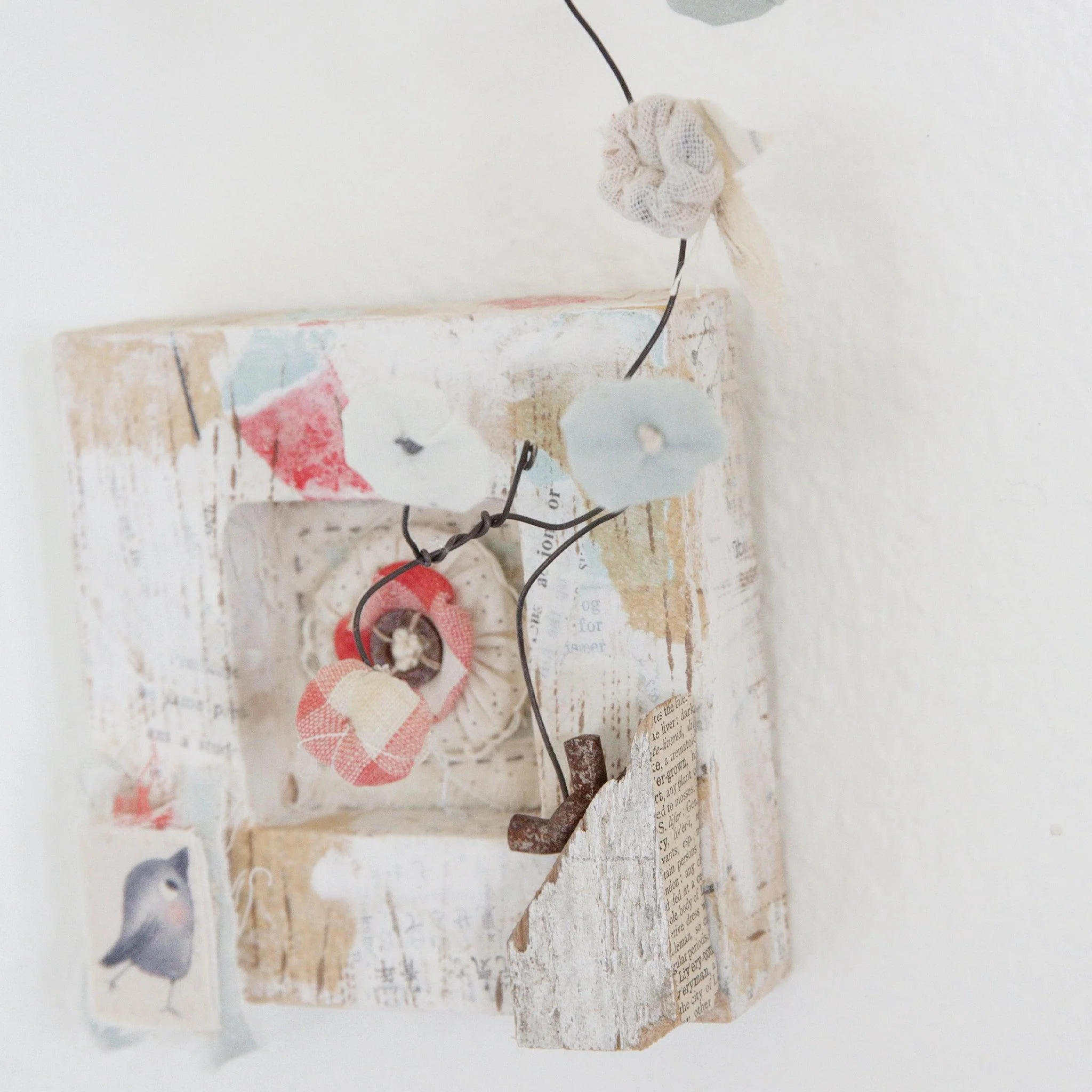 RETIRED - Hutch Studio - Paws and Caws Collage Collection | Flower Tower - Image 5