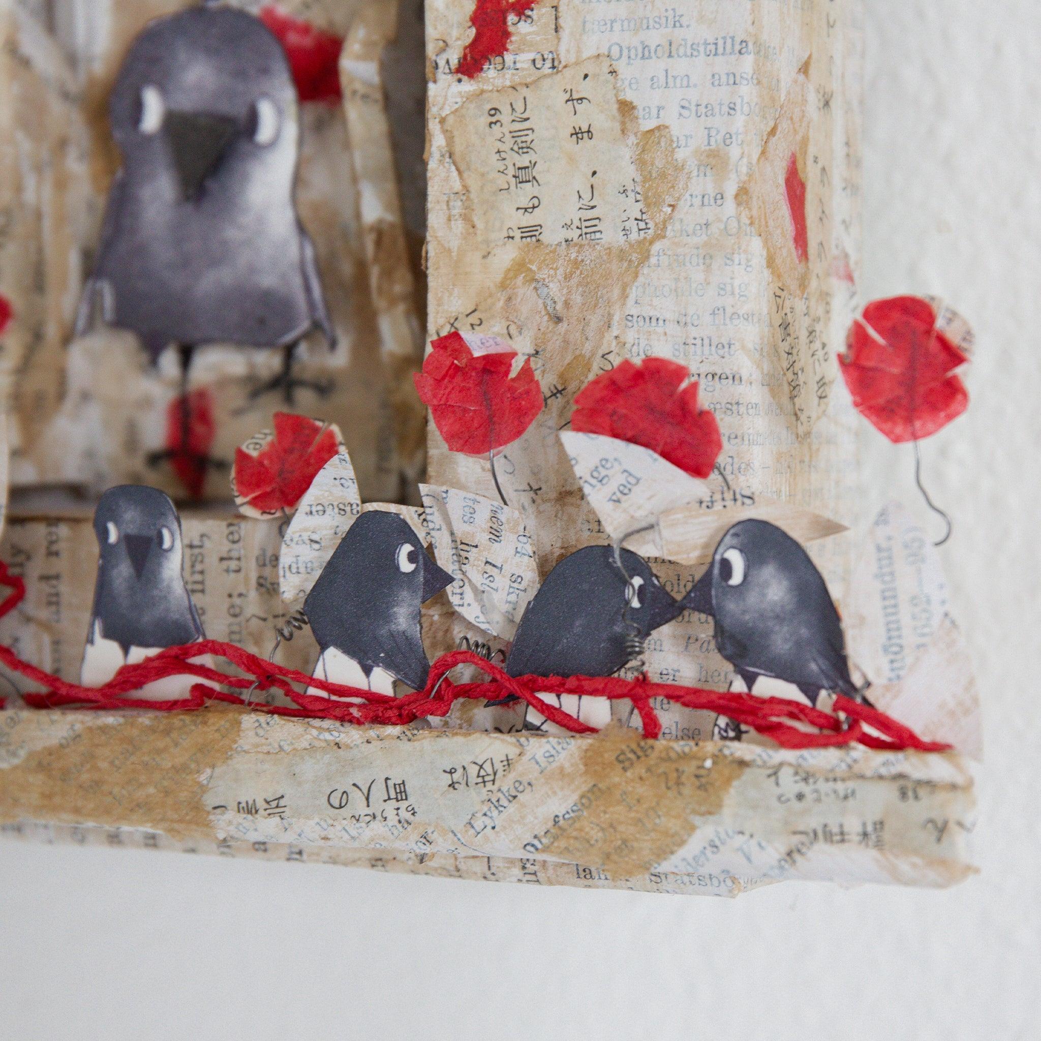 RETIRED - Hutch Studio - Paws and Caws Collage Collection | Murder Get Together - Image 3