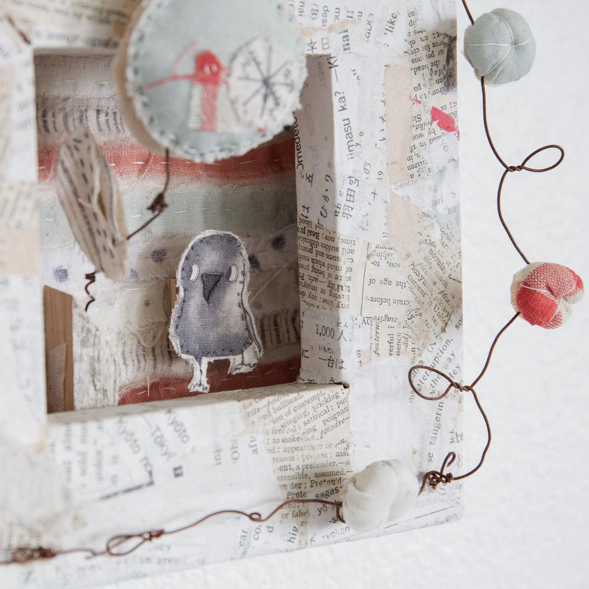 RETIRED - Hutch Studio - Paws and Caws Collage Collection | Wired Up - Image 4