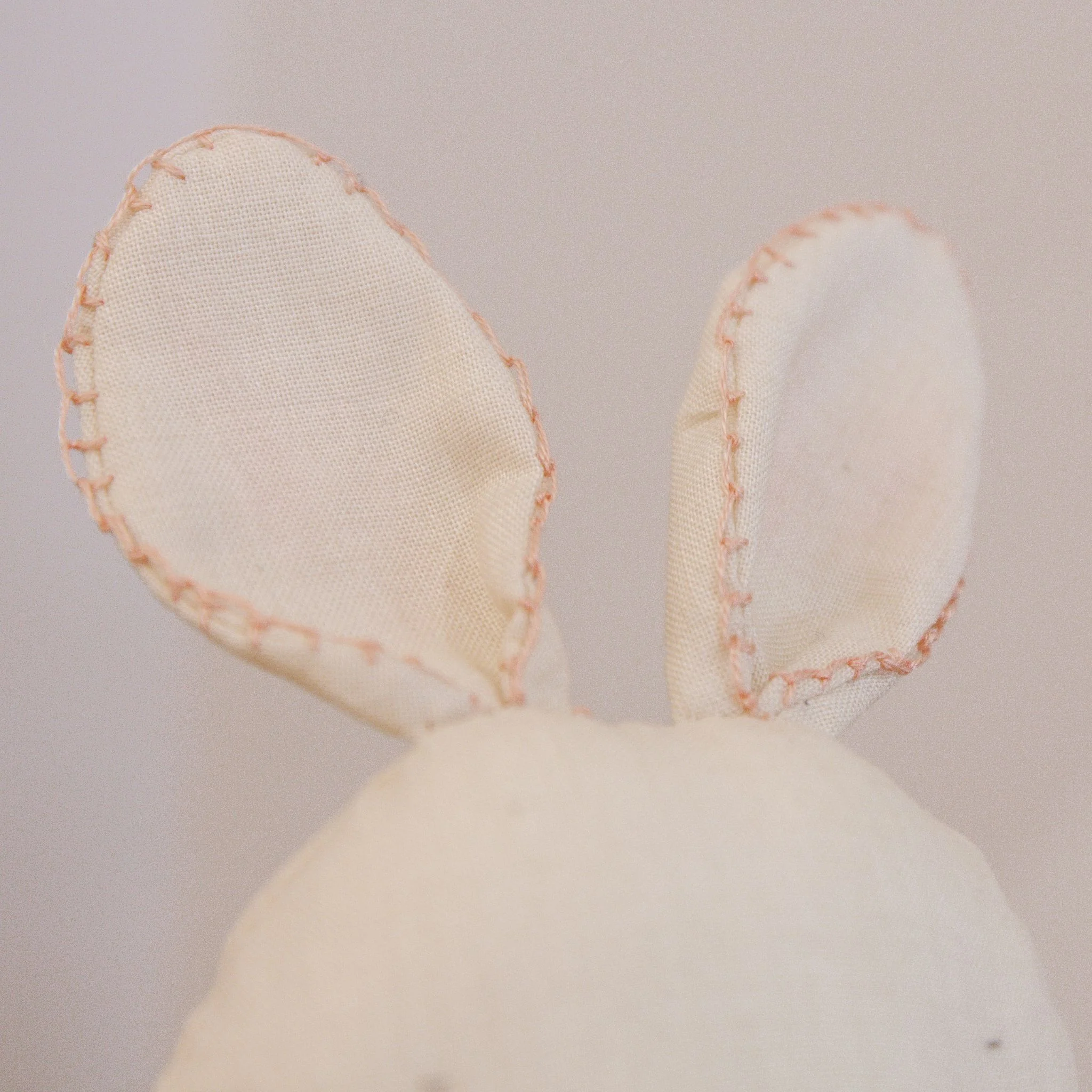 RETIRED - Hutch Studio - Pretty Sweet Penny - Hand-Crafted Cream Bunny - Image 9